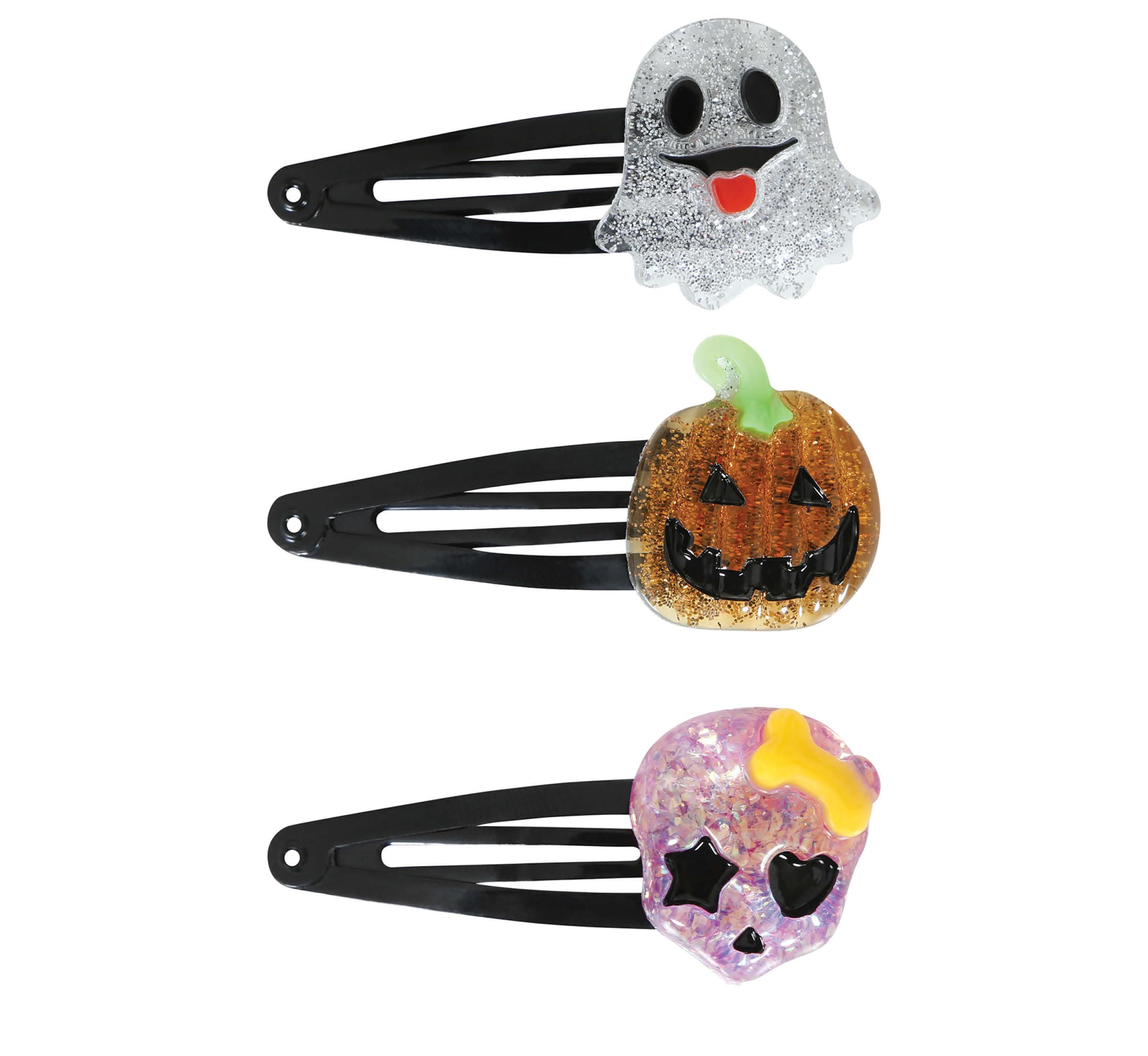 Sæt med 3 halloween-hårspænder, til voksne