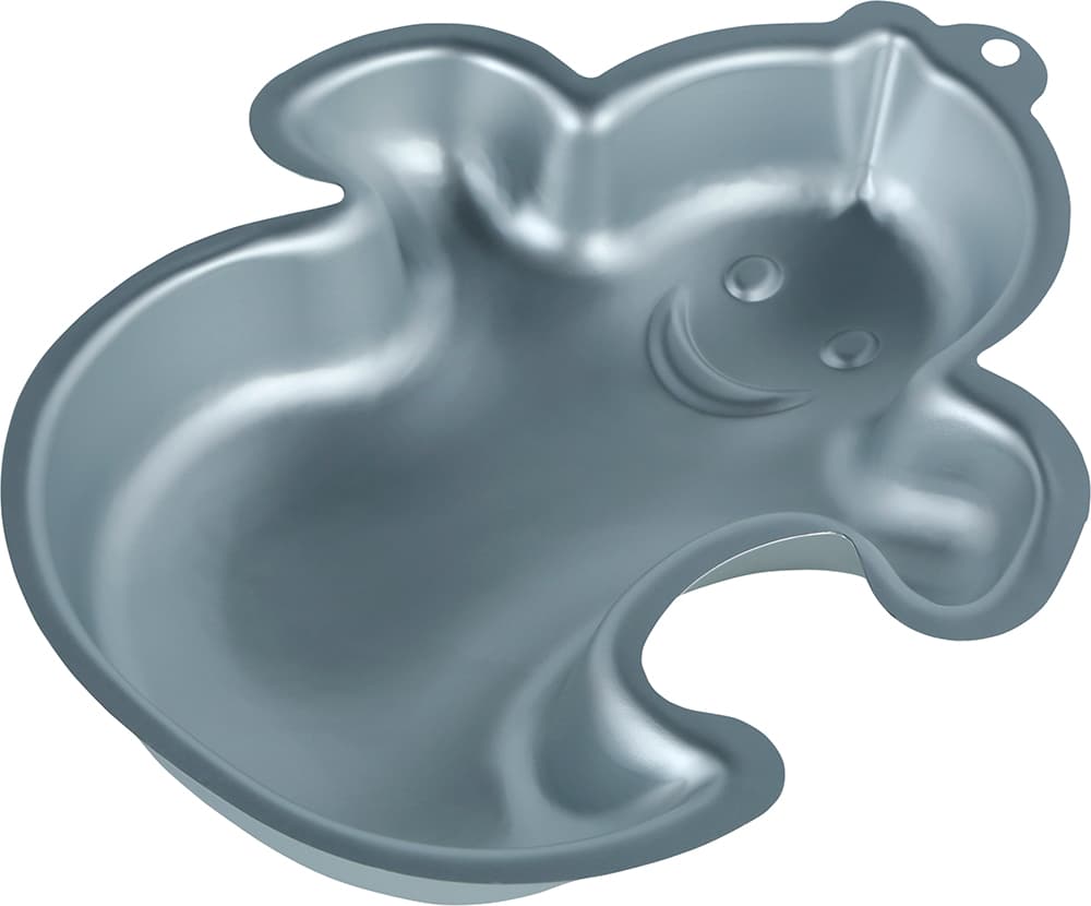 Spøgelsesform i aluminiumslegering, 28 × 21 cm