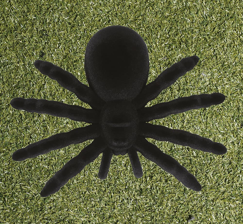 Edderkop i PVC, 14 cm