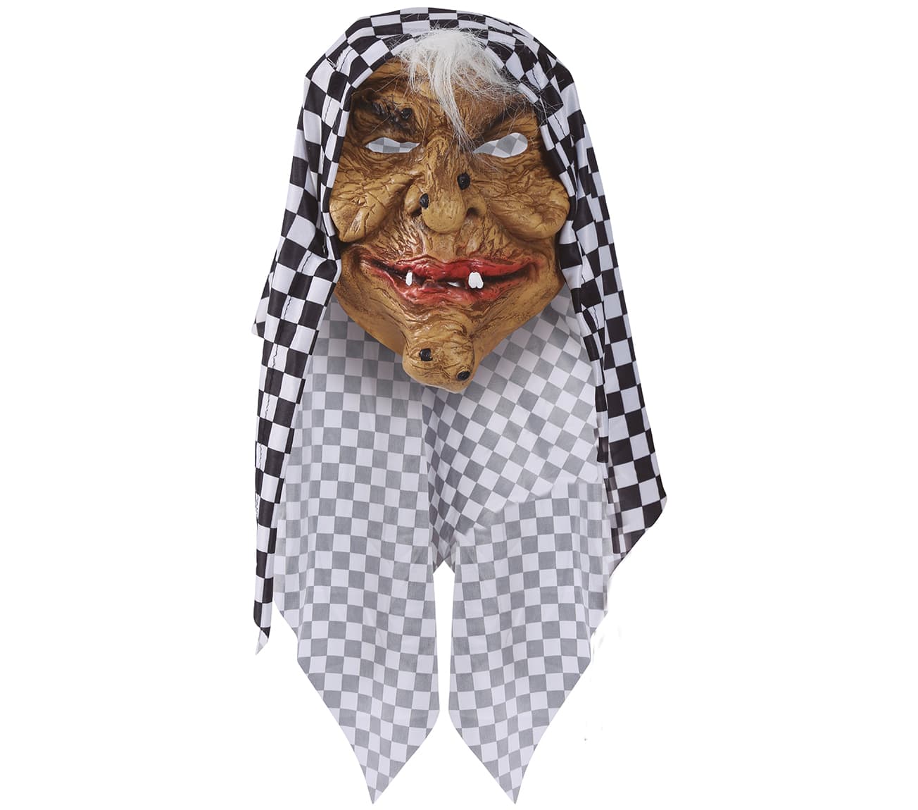 Heksemaske med tørklæde, vinyl