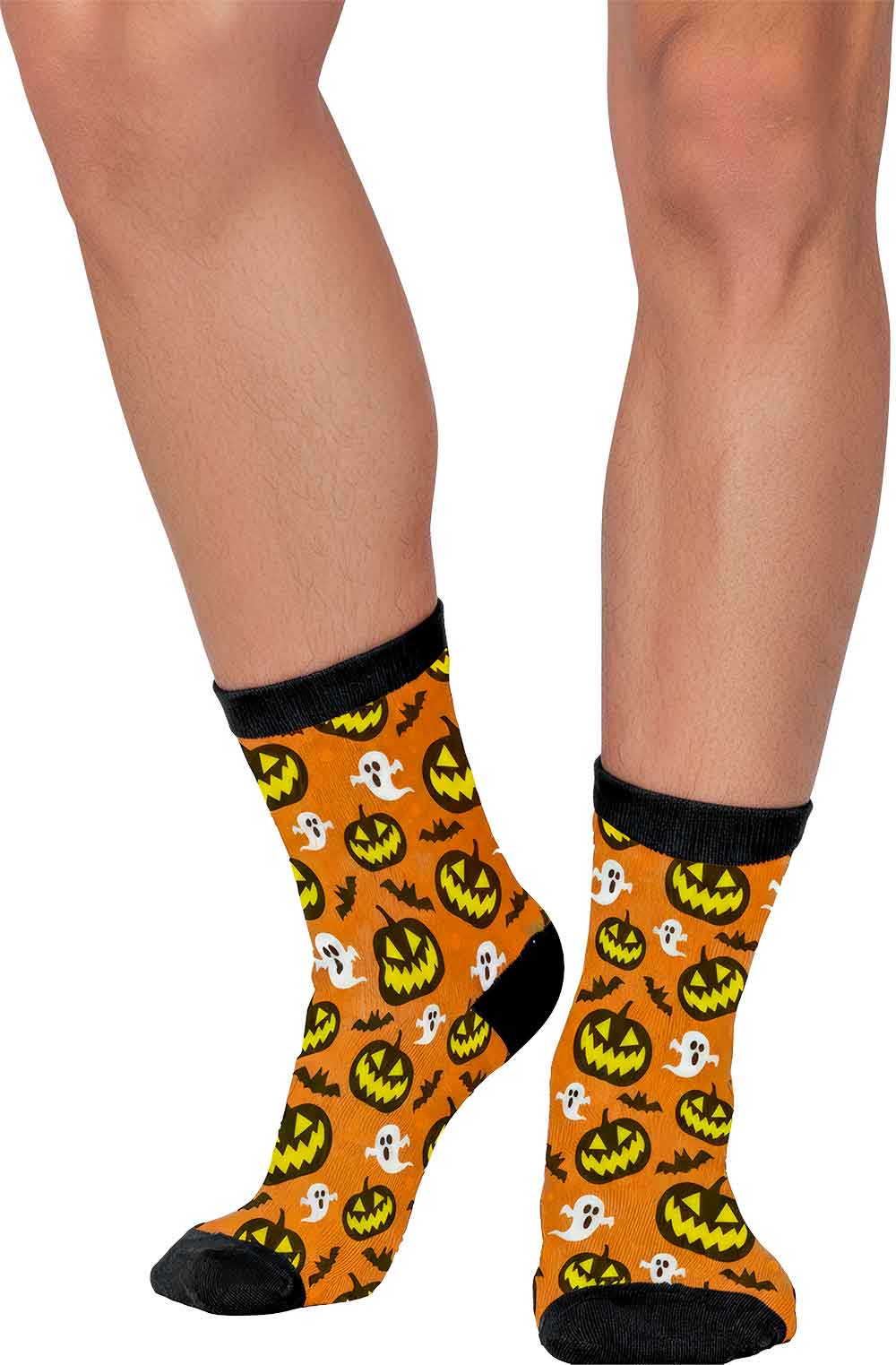 Halloweensokker, græskar og spøgelser, model 29385