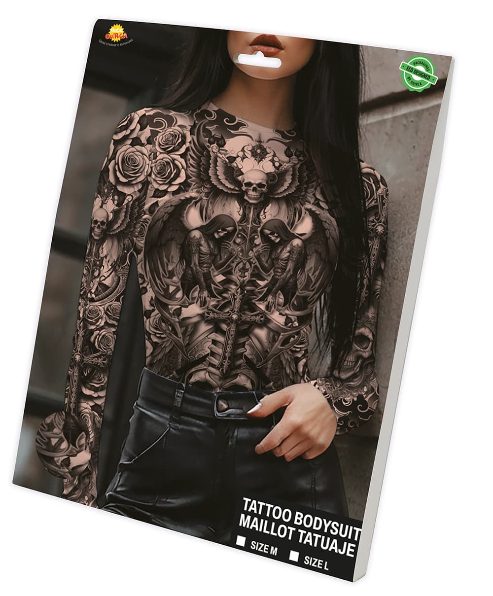 Body med tatoveringseffekt, model 29446