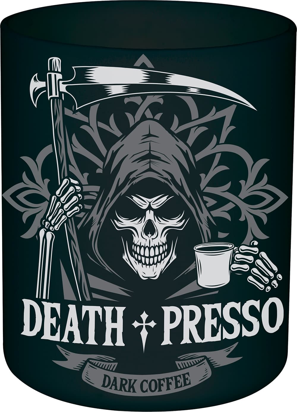 Krus "Death Presso", PVC, 10 cm