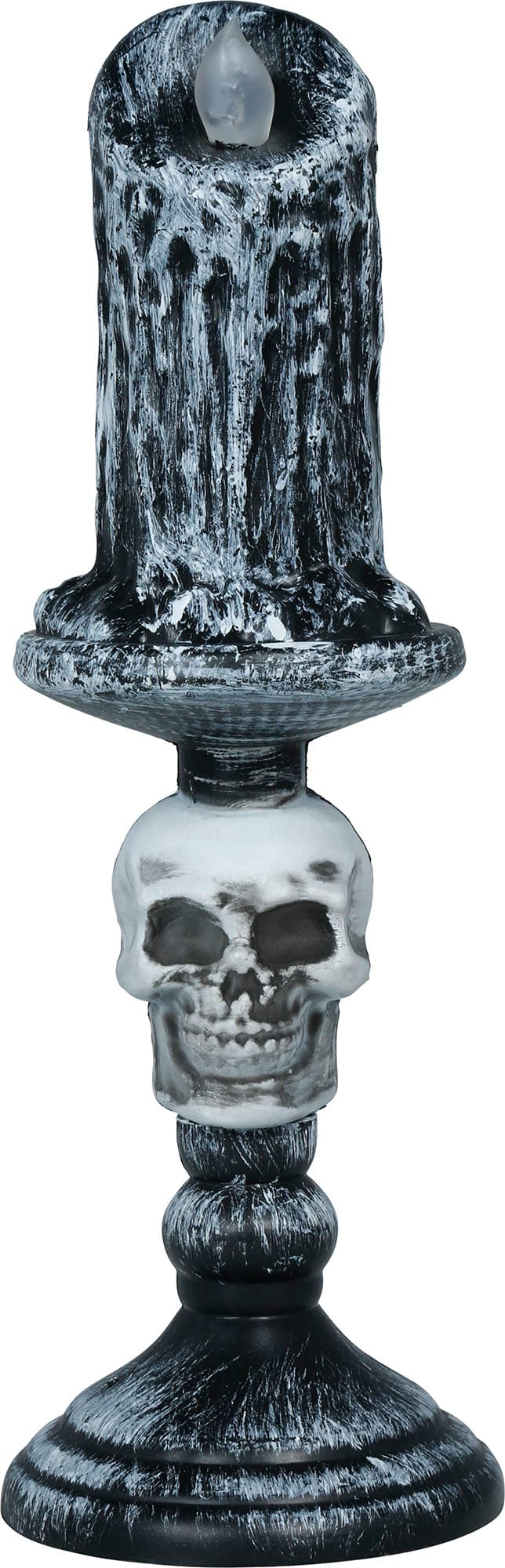 Kraniekandelaber med lys, PVC, 26 cm