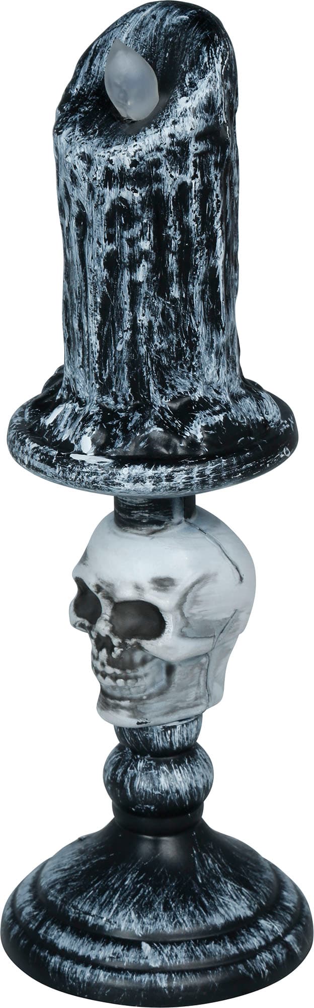 Kraniekandelaber med lys, PVC, 26 cm