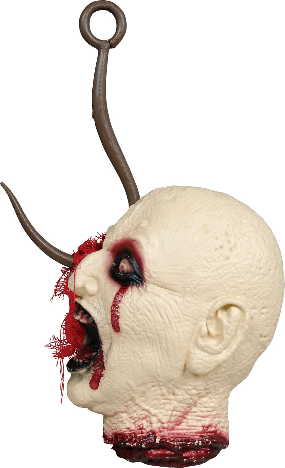 Hængende hoved med krog, PVC, 38 cm