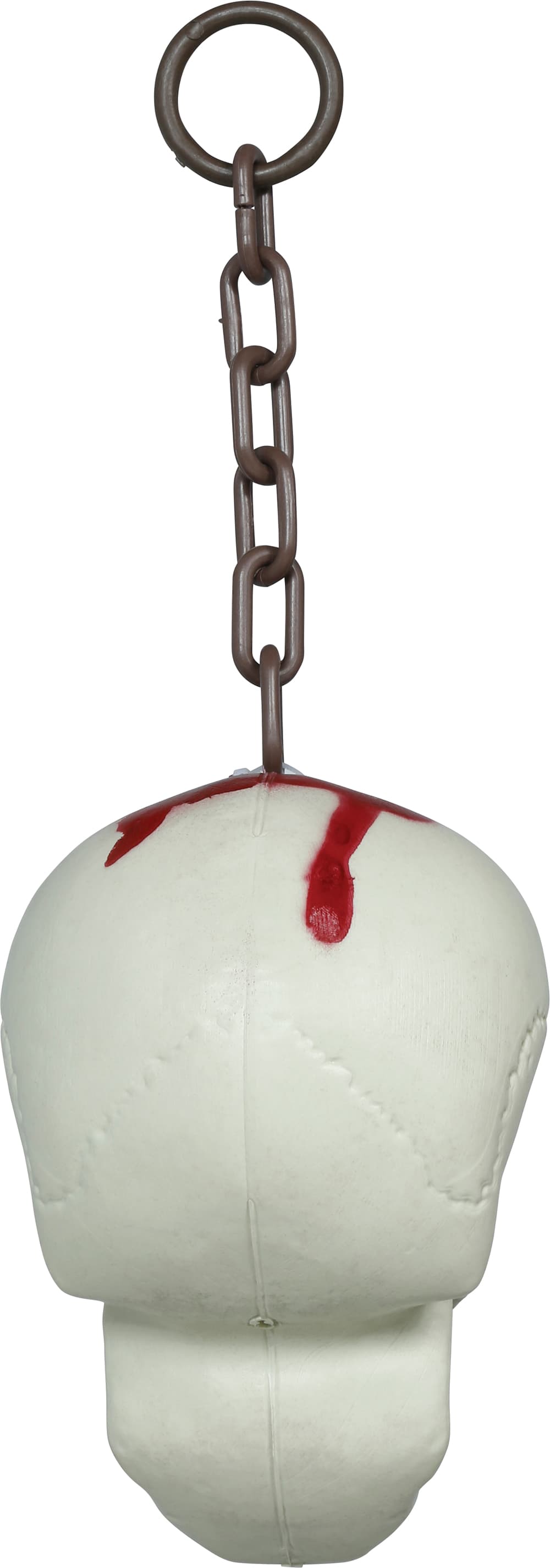 Blodigt kranie med kæde, PVC, 20 cm