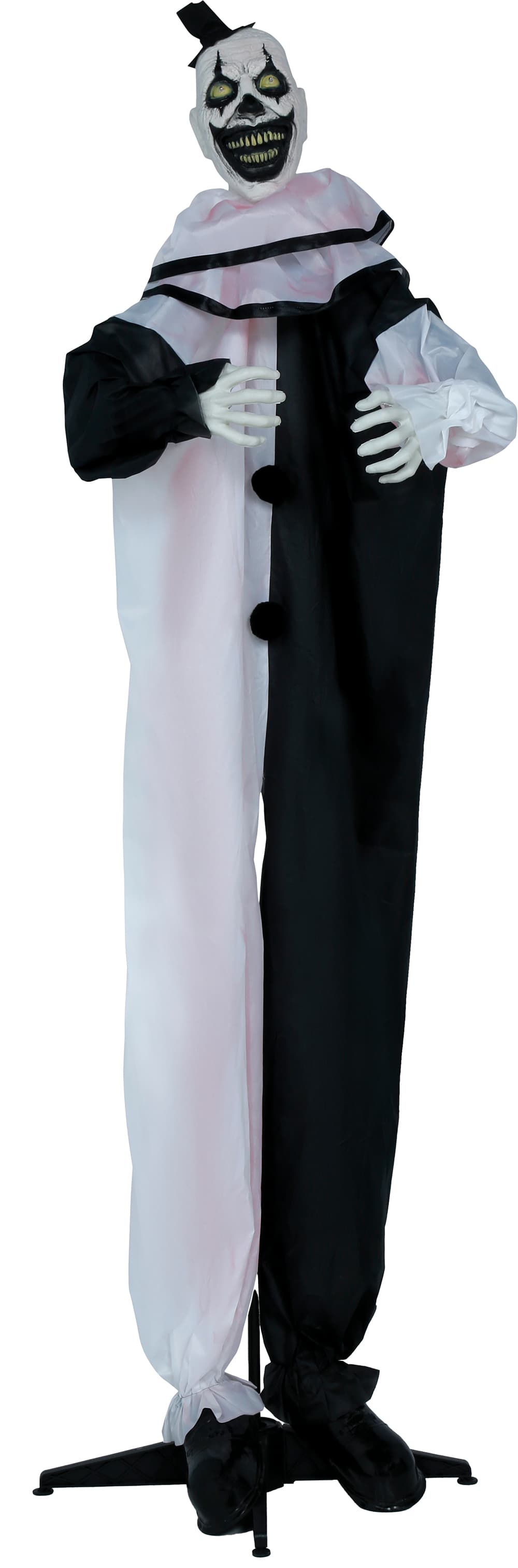 Stående klovn på fod med lys, lyd og bevægelse, 205 cm