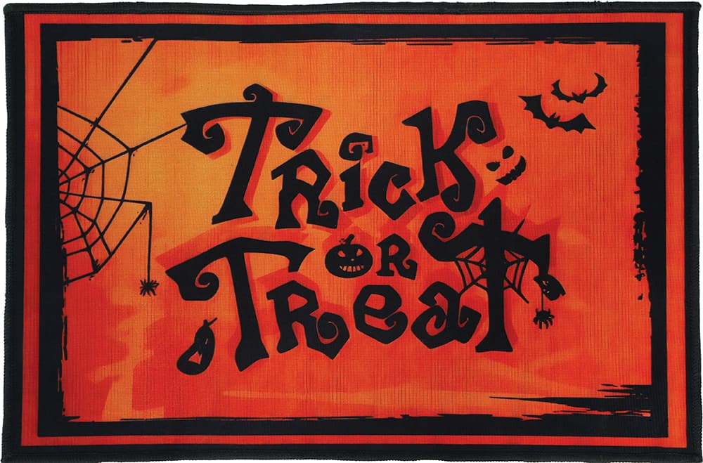 Dørmåtte "Trick or Treat", 58 × 38 cm