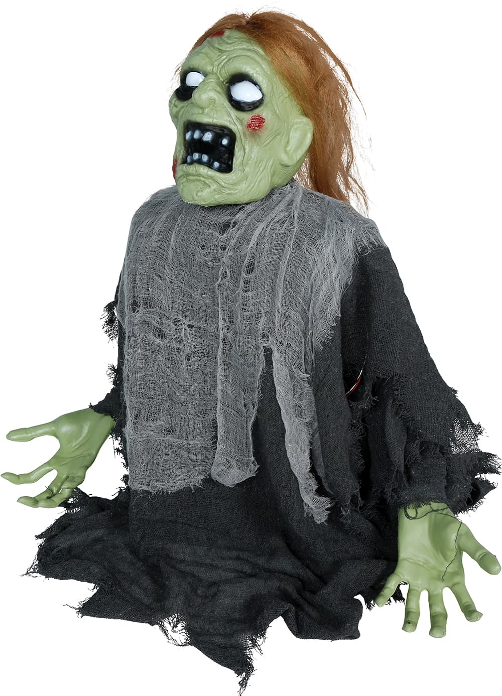 Skræmmende zombie med lyd og bevægelse, 64 cm