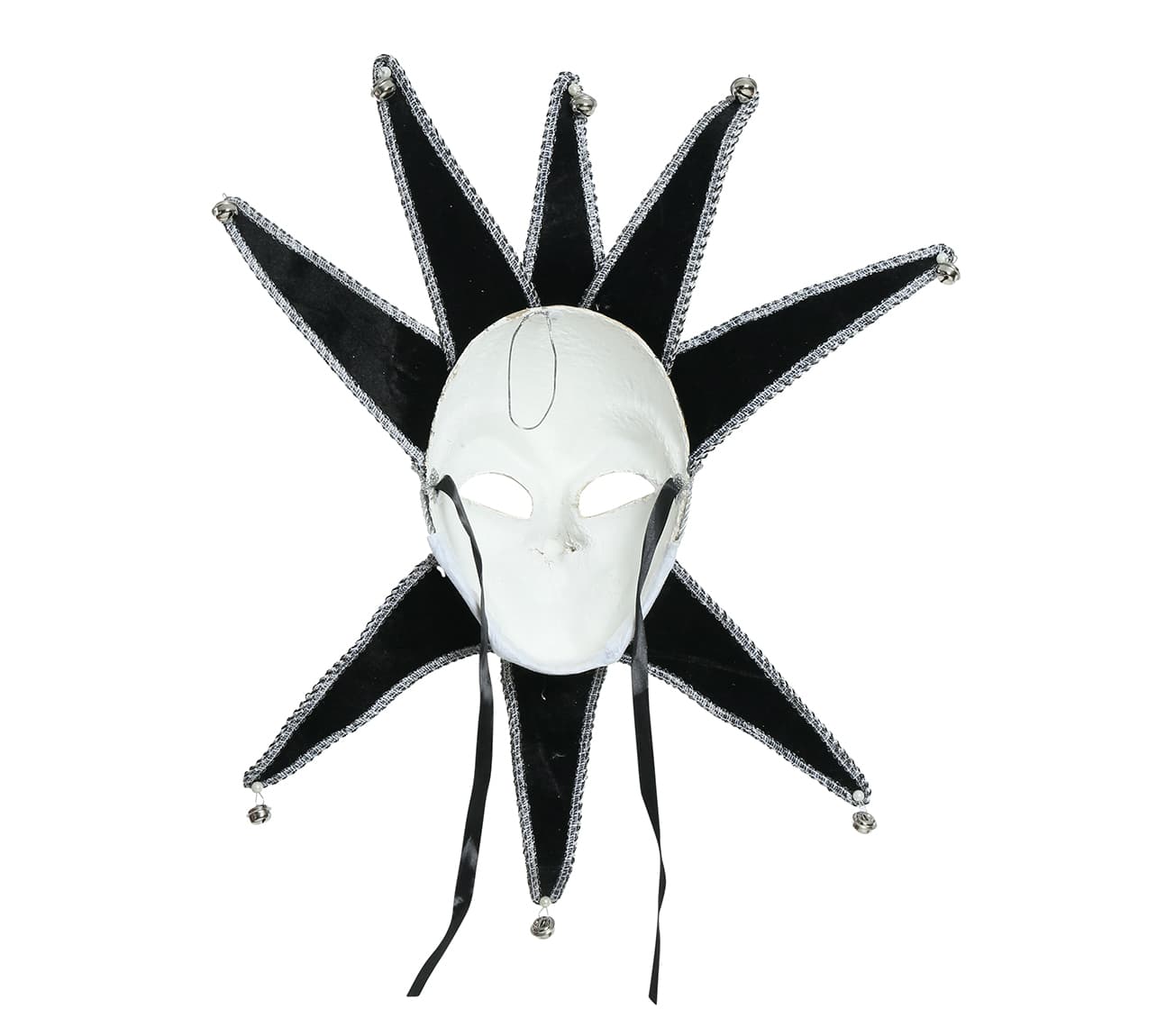 Sort venetiansk maske