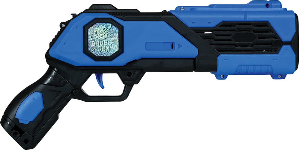 Sæbeboblepistol, batteridrevet, med beholder, 33 cm