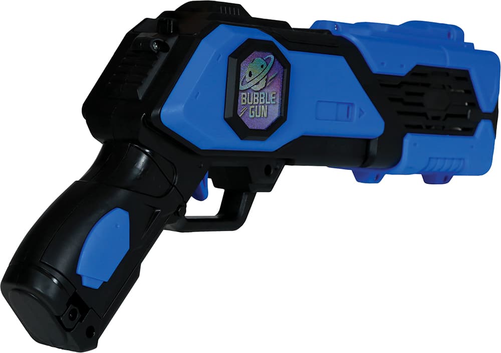 Sæbeboblepistol, batteridrevet, med beholder, 33 cm