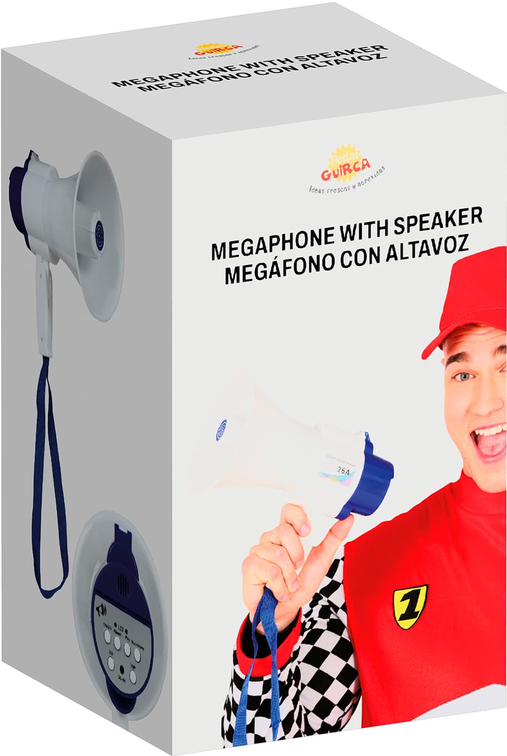 Megafon med højttaler 24 cm