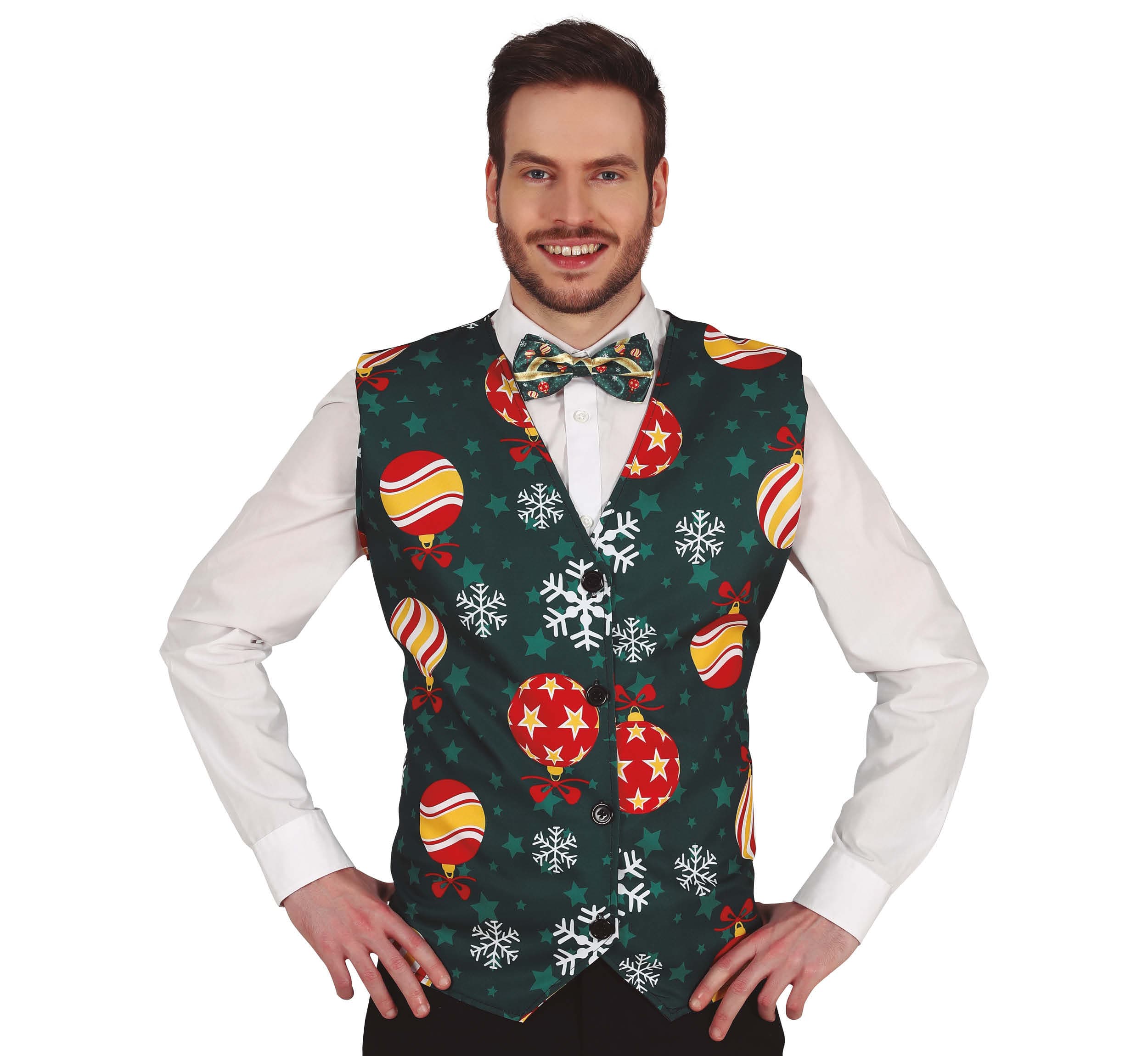 Vest med julepynt til voksne