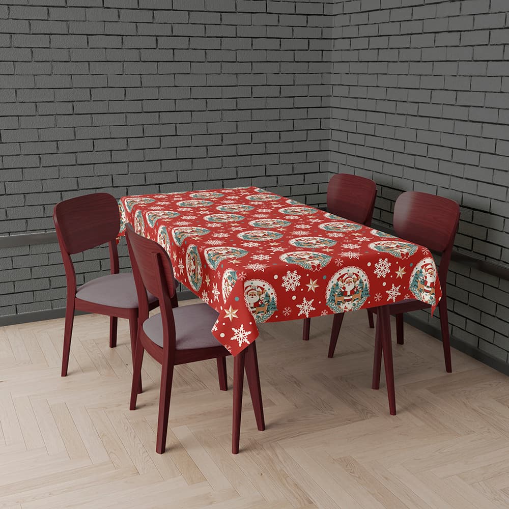 Dug med julemand 137 × 274 cm, model 41320