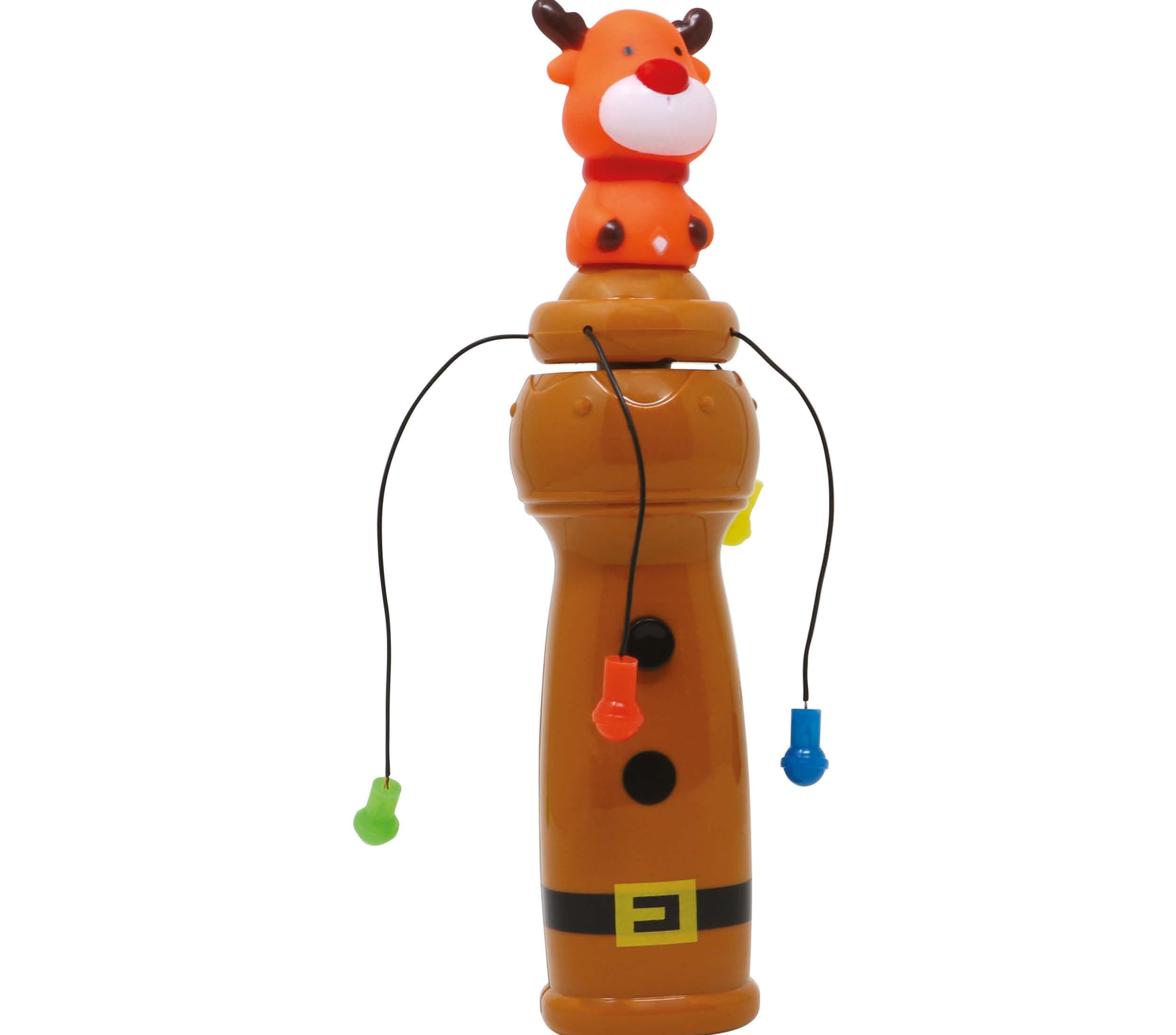 Roterende rensdyr-tryllestav med lys, 22 cm