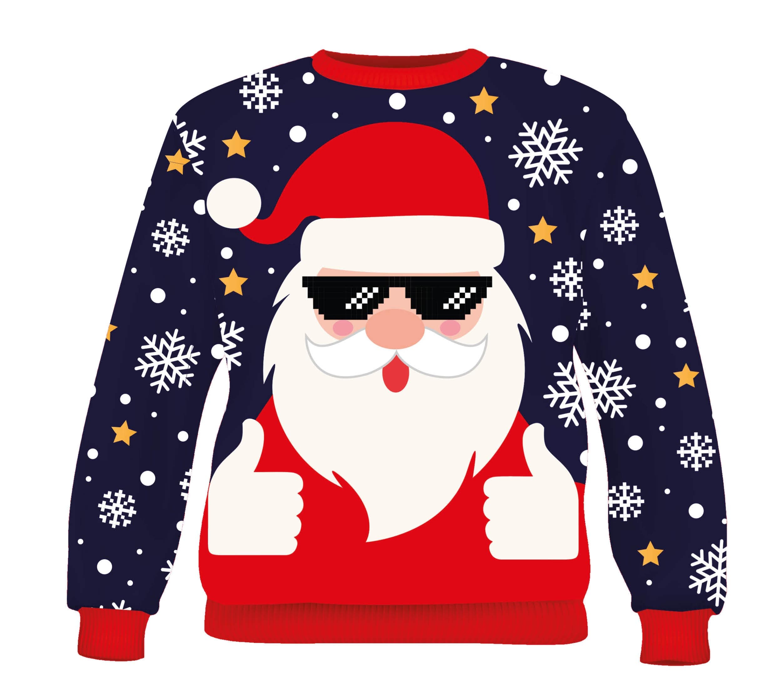 Julesweater med julemand til herrer