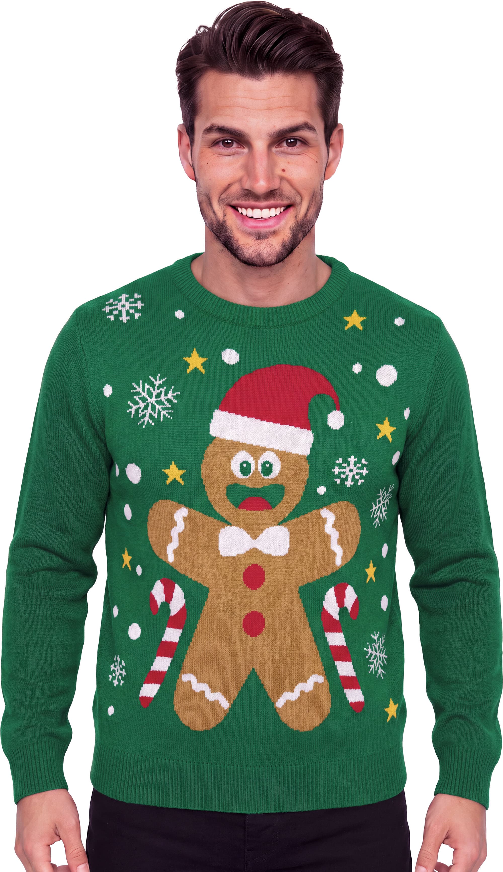 Julesweater med småkage til herrer