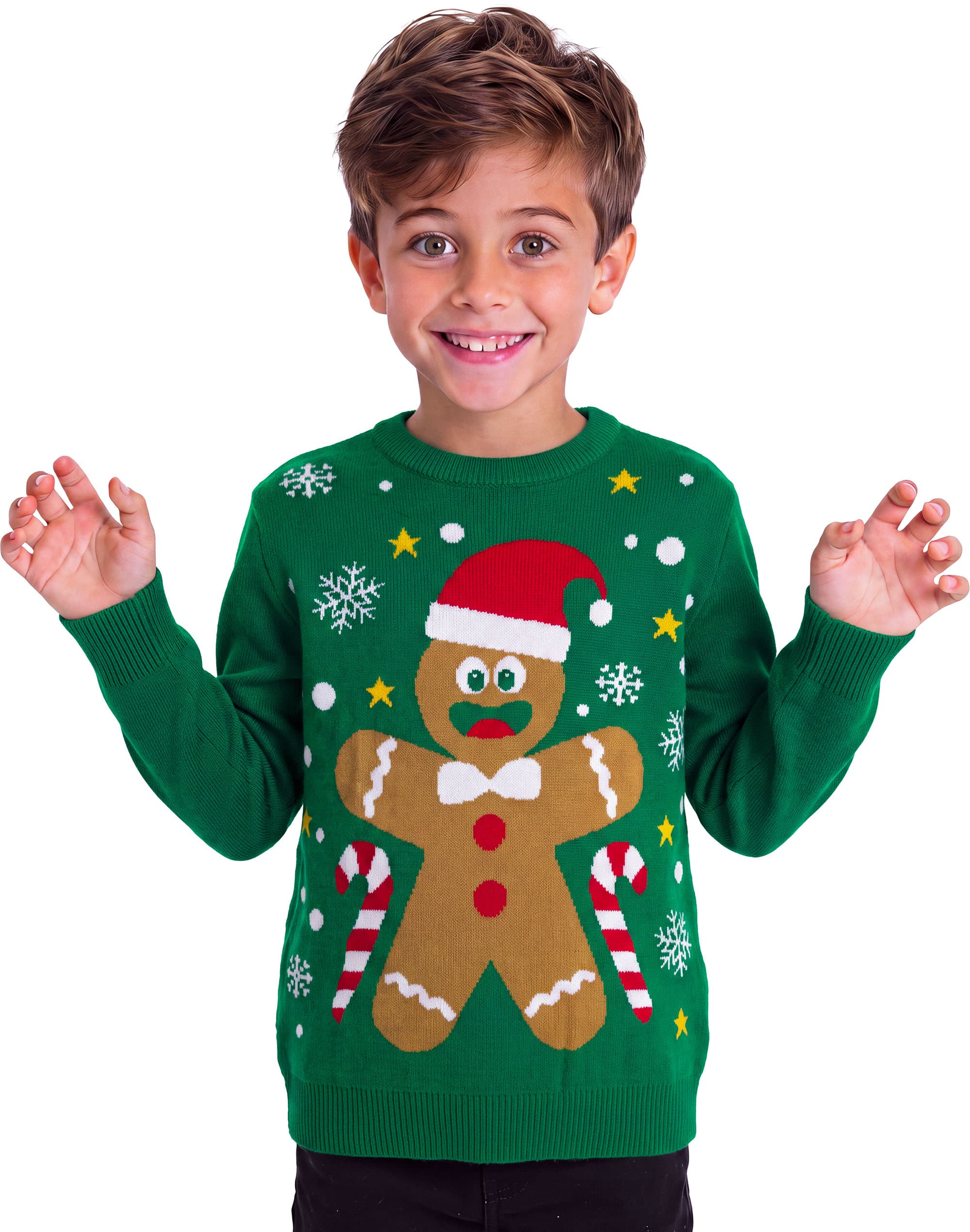 Julesweater med småkage til børn