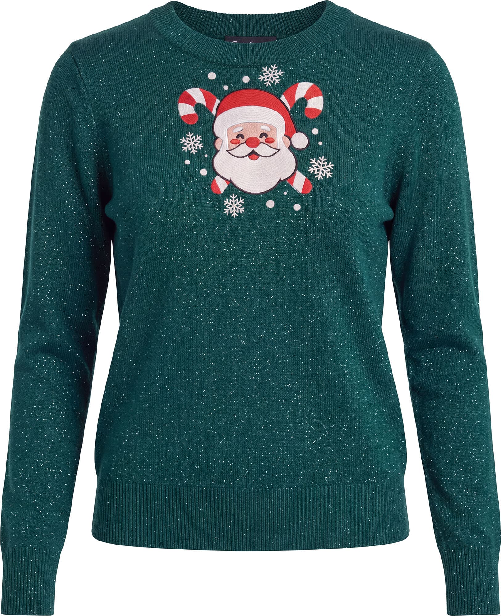 Julesweater med "Noel" i glitter til børn