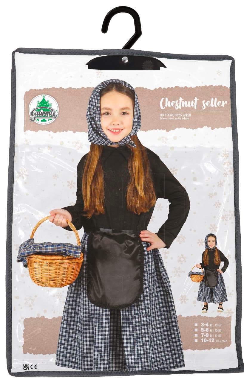 Kastanjesælger – kostume til piger