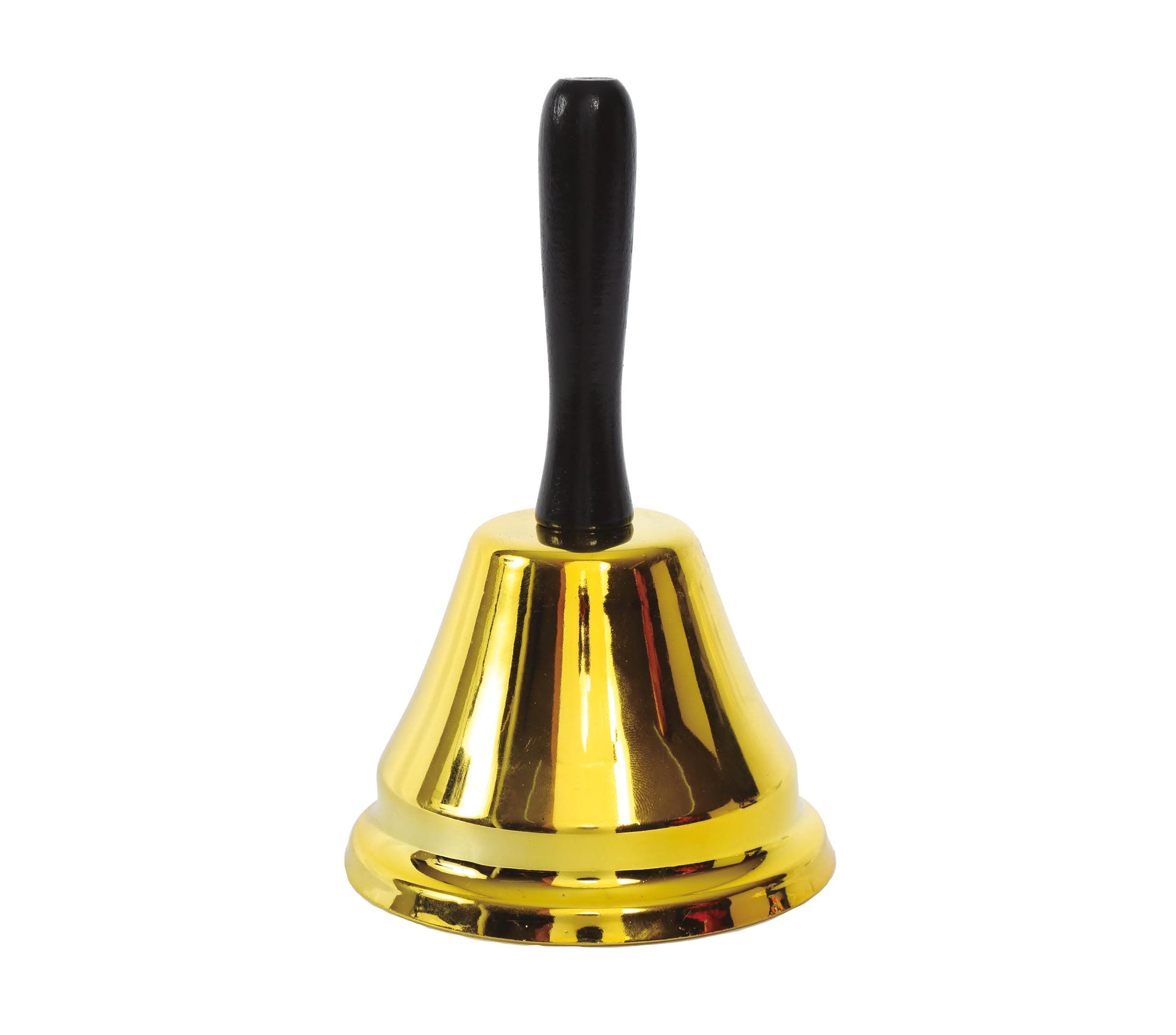 Metallisk julemandsklokke 15 cm