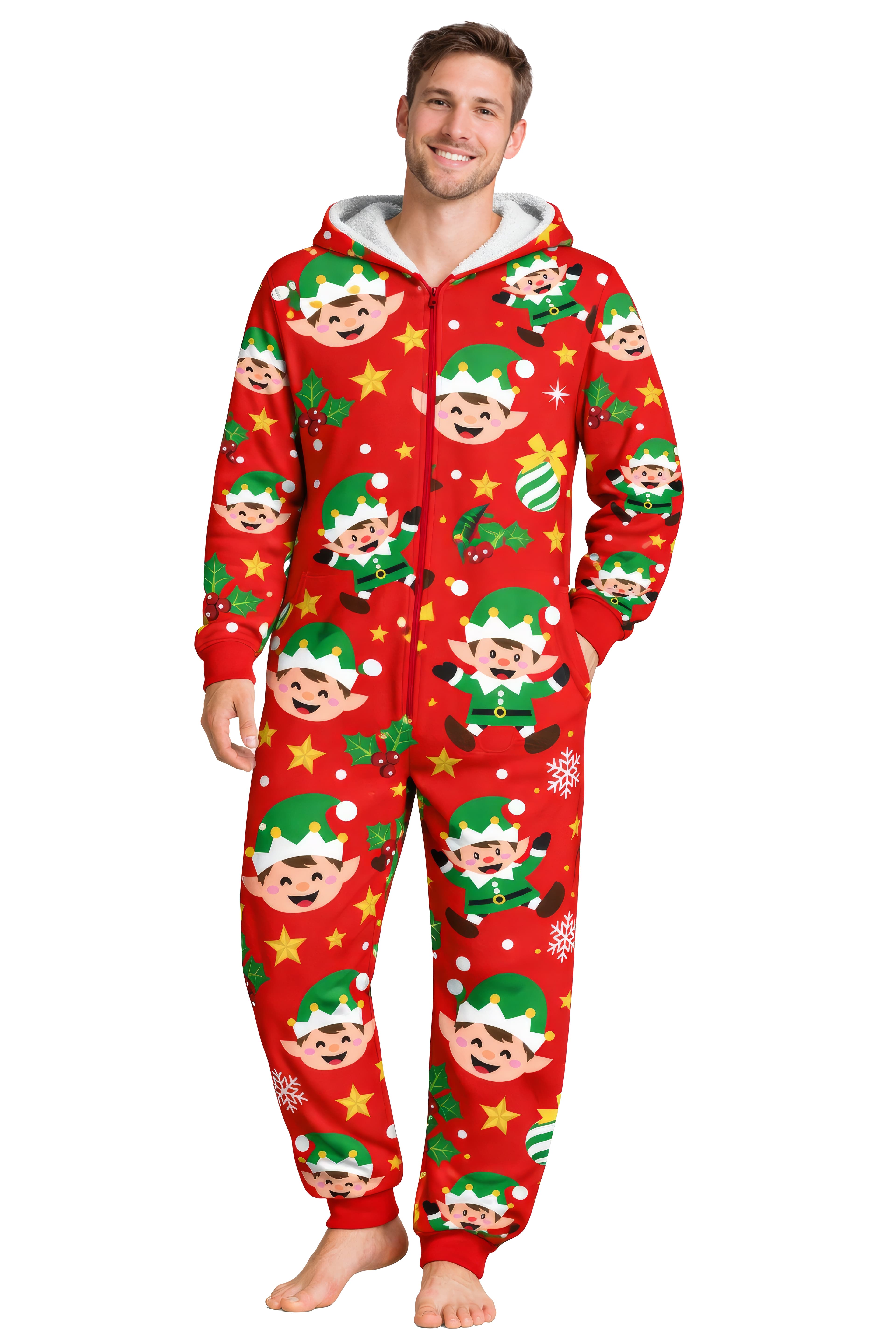 Pyjamas med print til herrer
