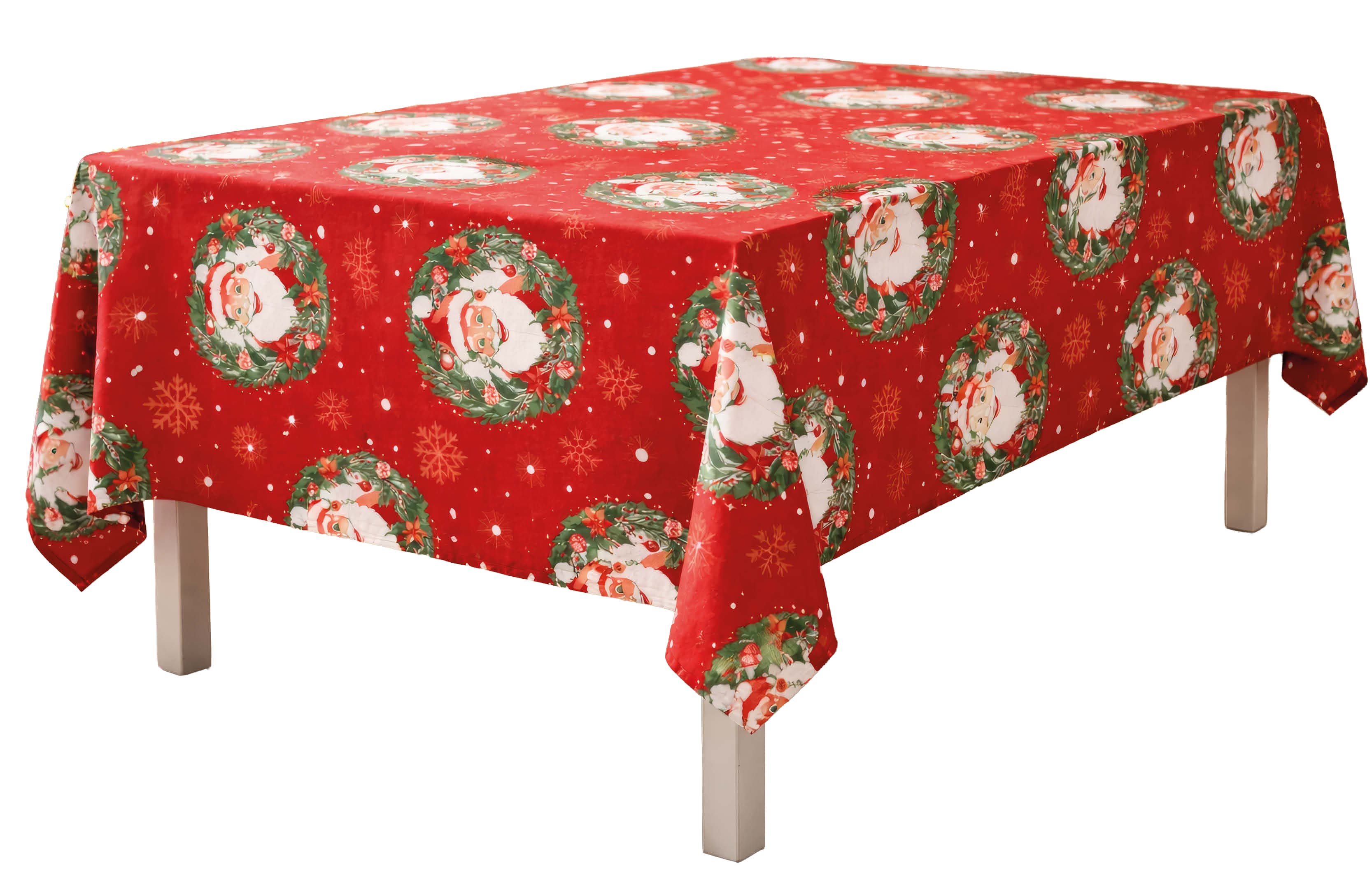 Dug med julemand 137 × 274 cm, model 47010