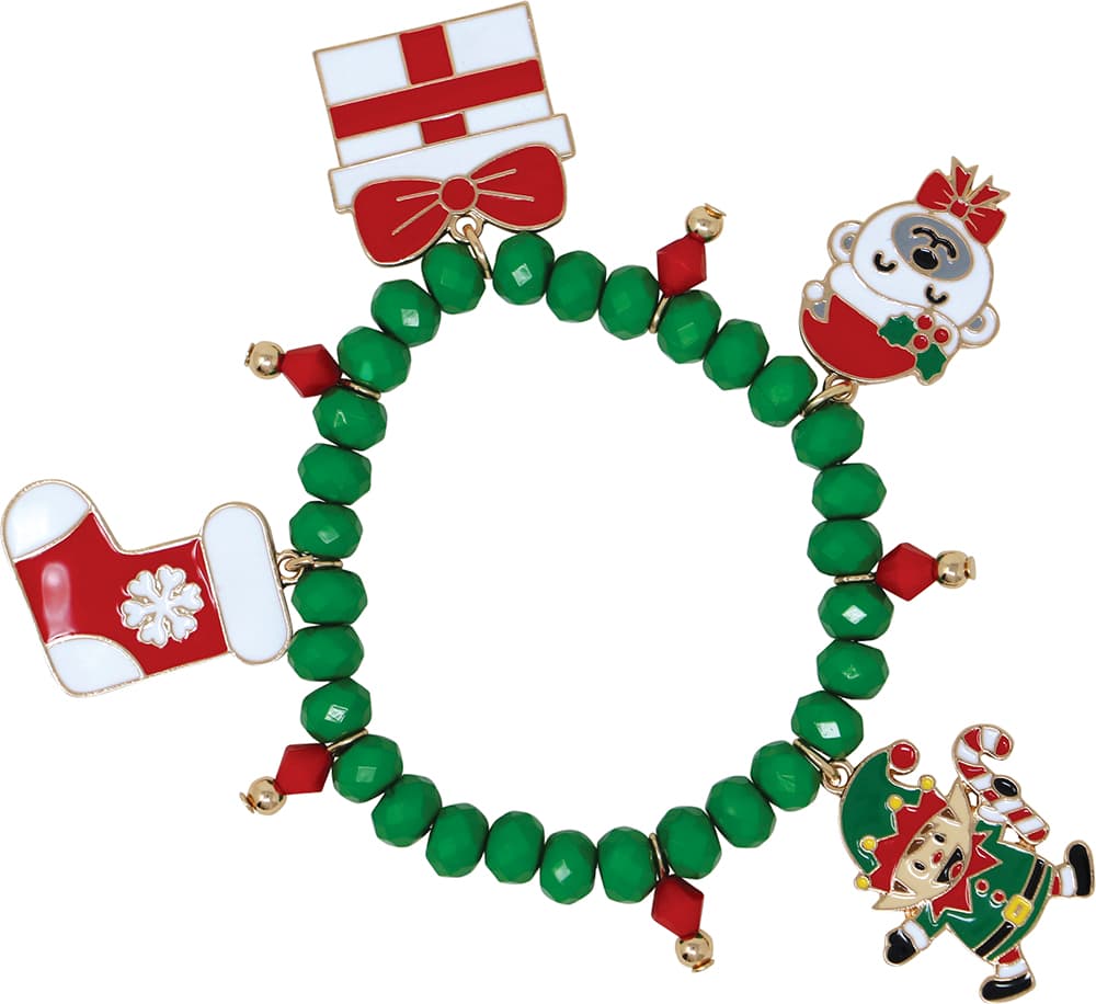 Grønt bedlerarmbånd
