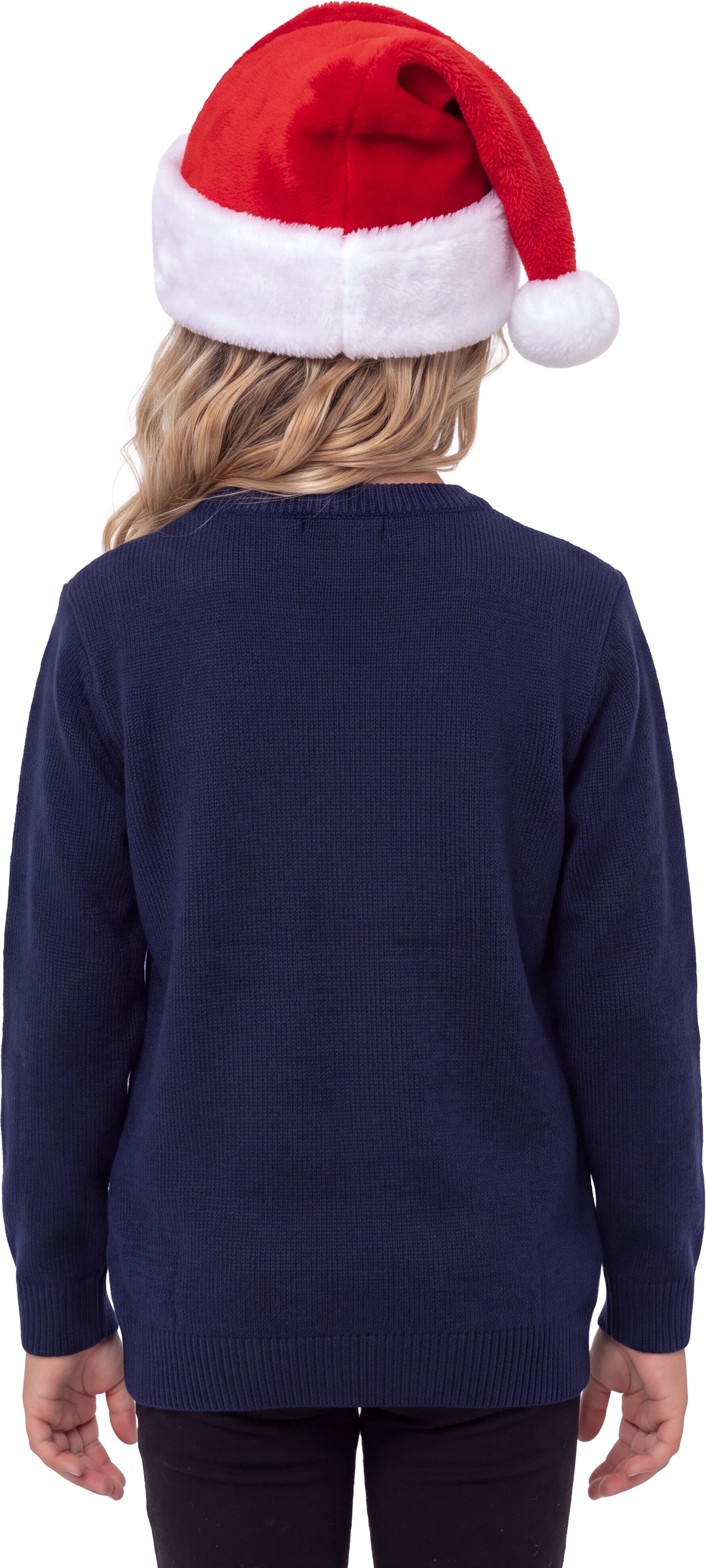 Julesweater med sej julemand til børn