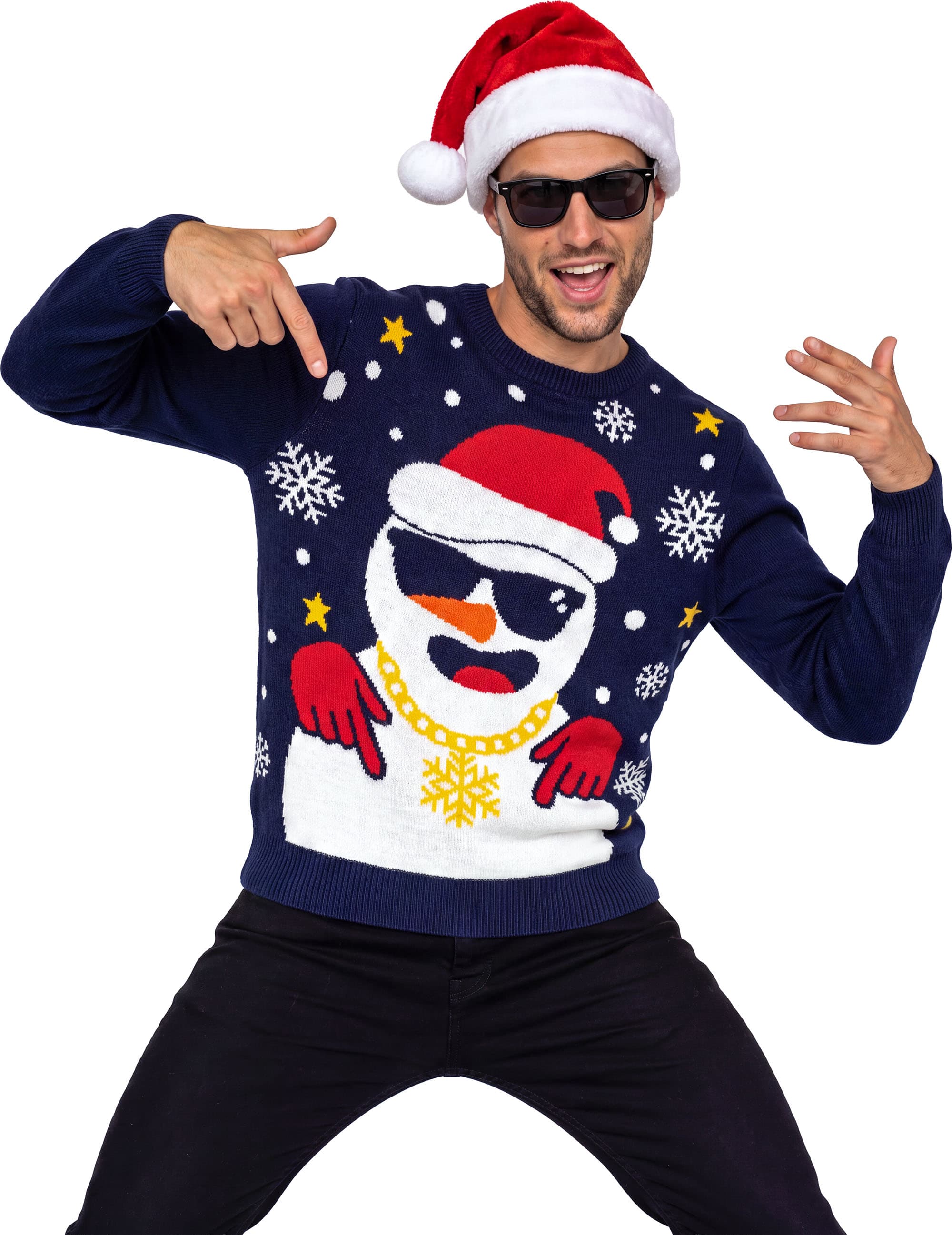 Julesweater med sej julemand til herrer