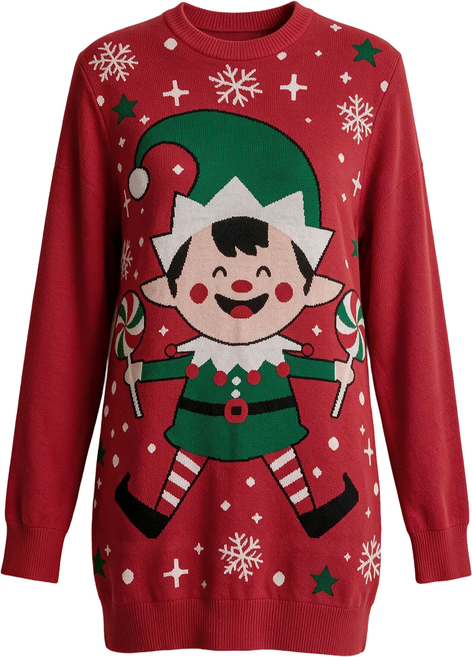 Lang nissesweater til damer