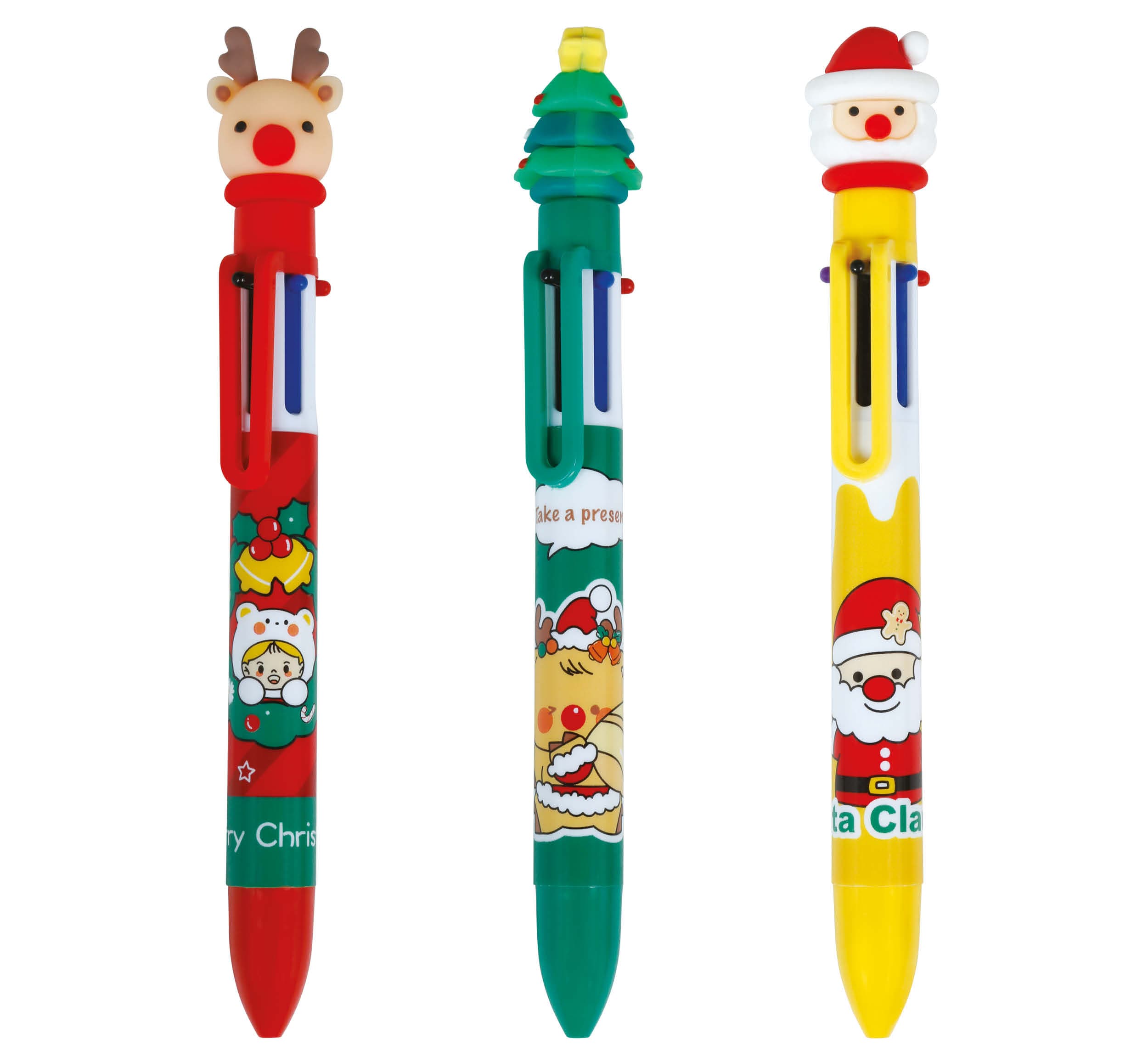 Assorteret pen med 4 farver, 17 cm