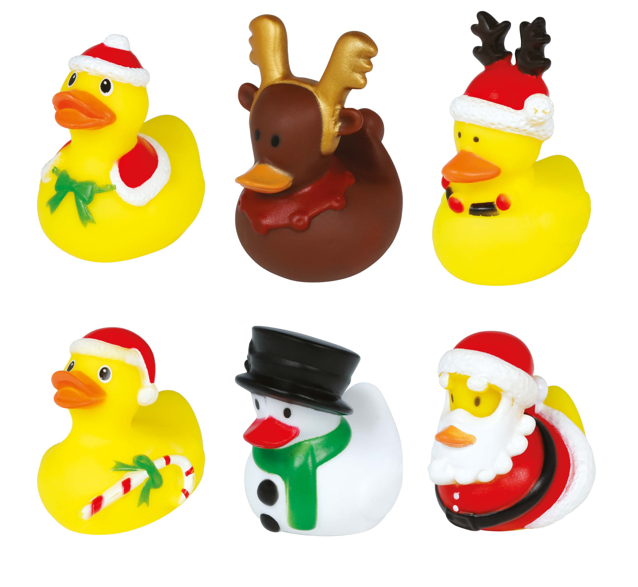 Assorteret julebadeand, 8 cm