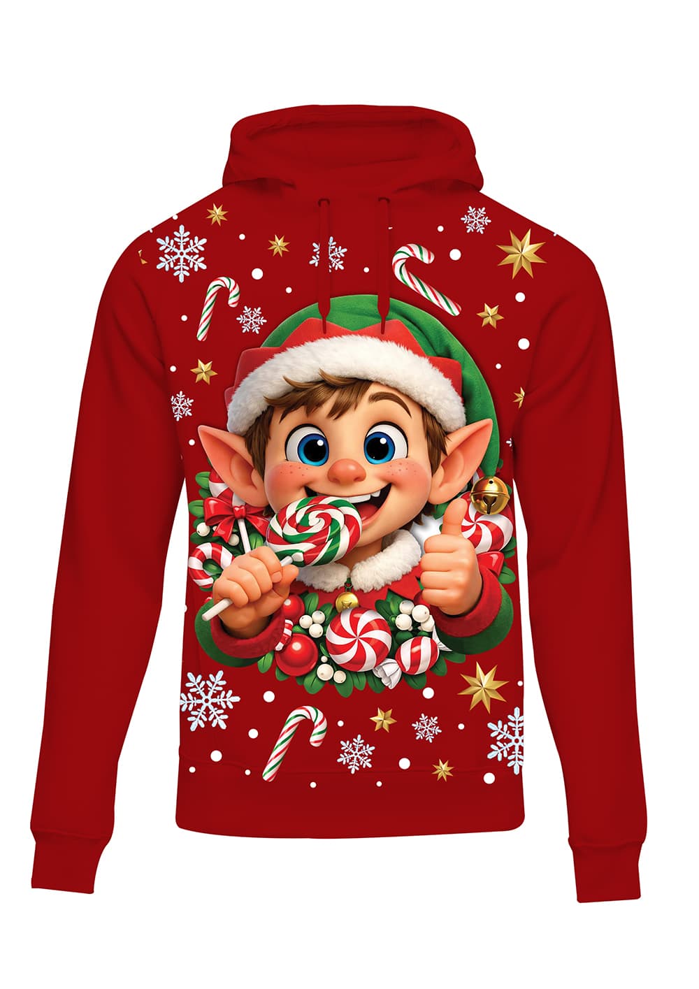 Nisse-sweatshirt til herrer