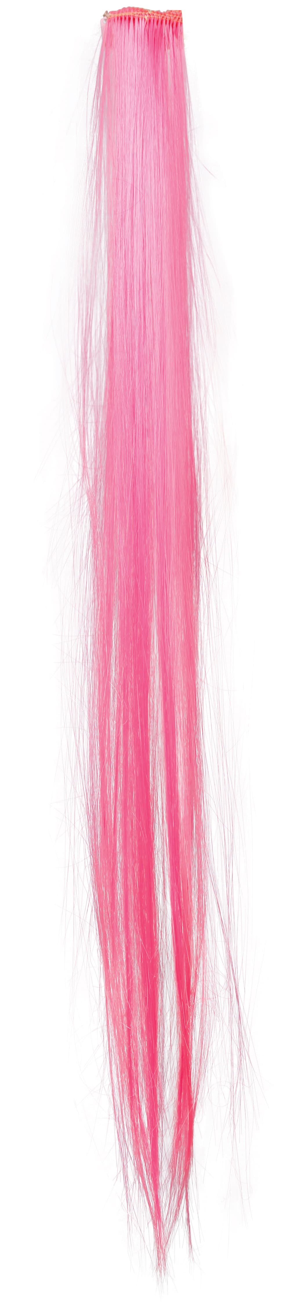 3 hår-extensions, 50 cm, pink