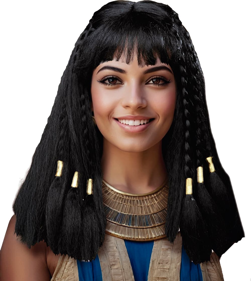 Sort egyptisk dronningeparyk