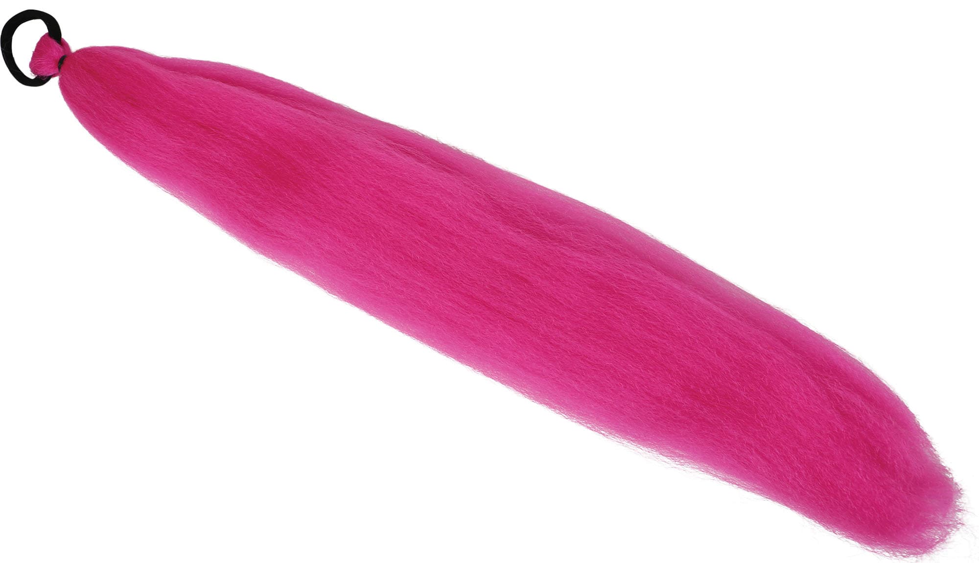 Hårlok, fuchsia, 60 cm