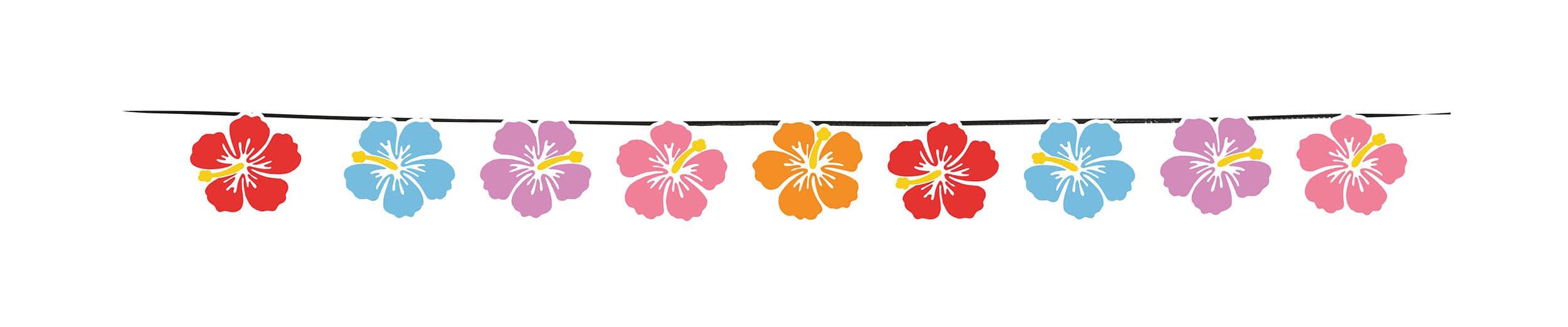 Blomsterguirlande, 15 stk., 300 cm