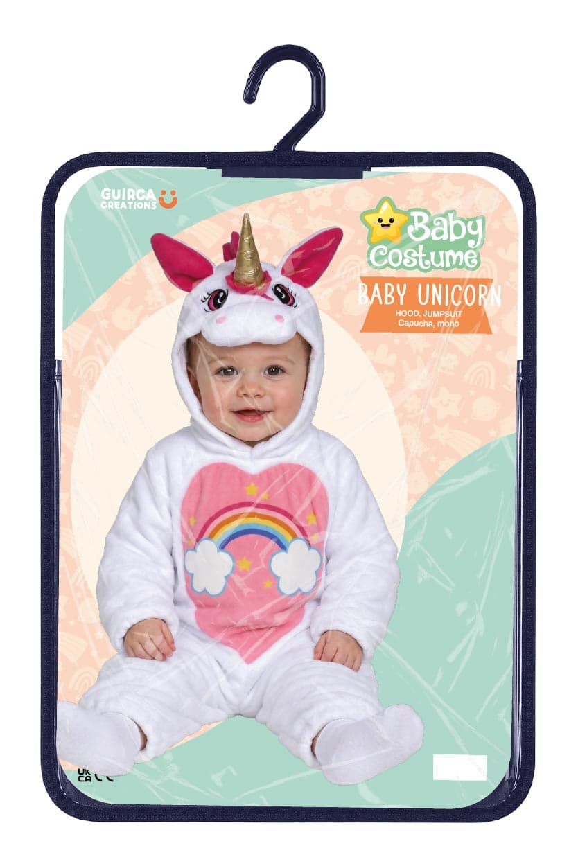 Enhjørning – kostume til baby, model 76078