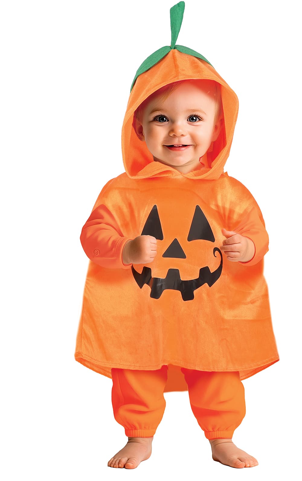 Sød græskarponcho – kostume til baby