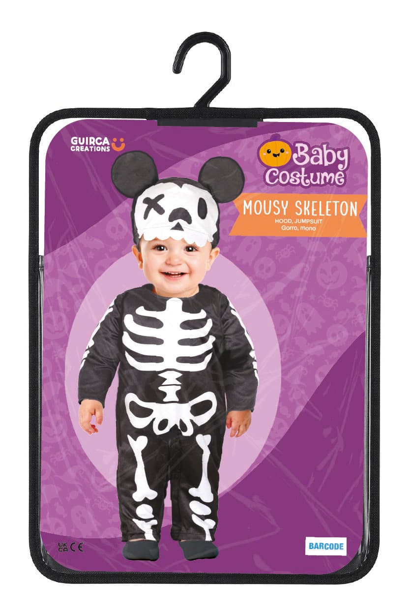 Museskelet – kostume til baby