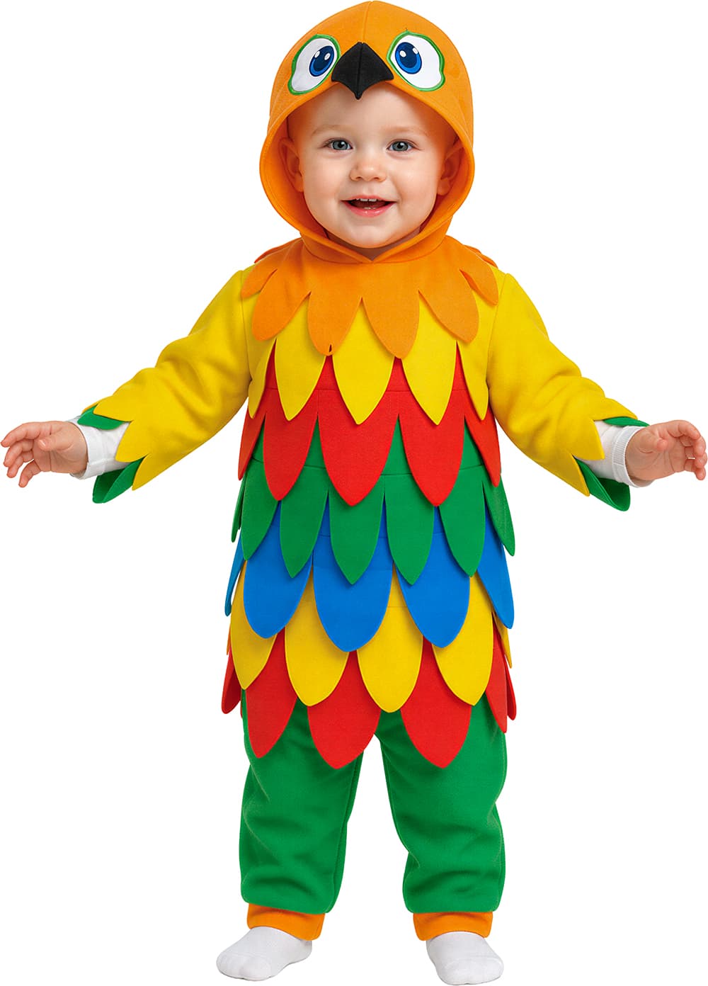 Lille papegøje – kostume til baby