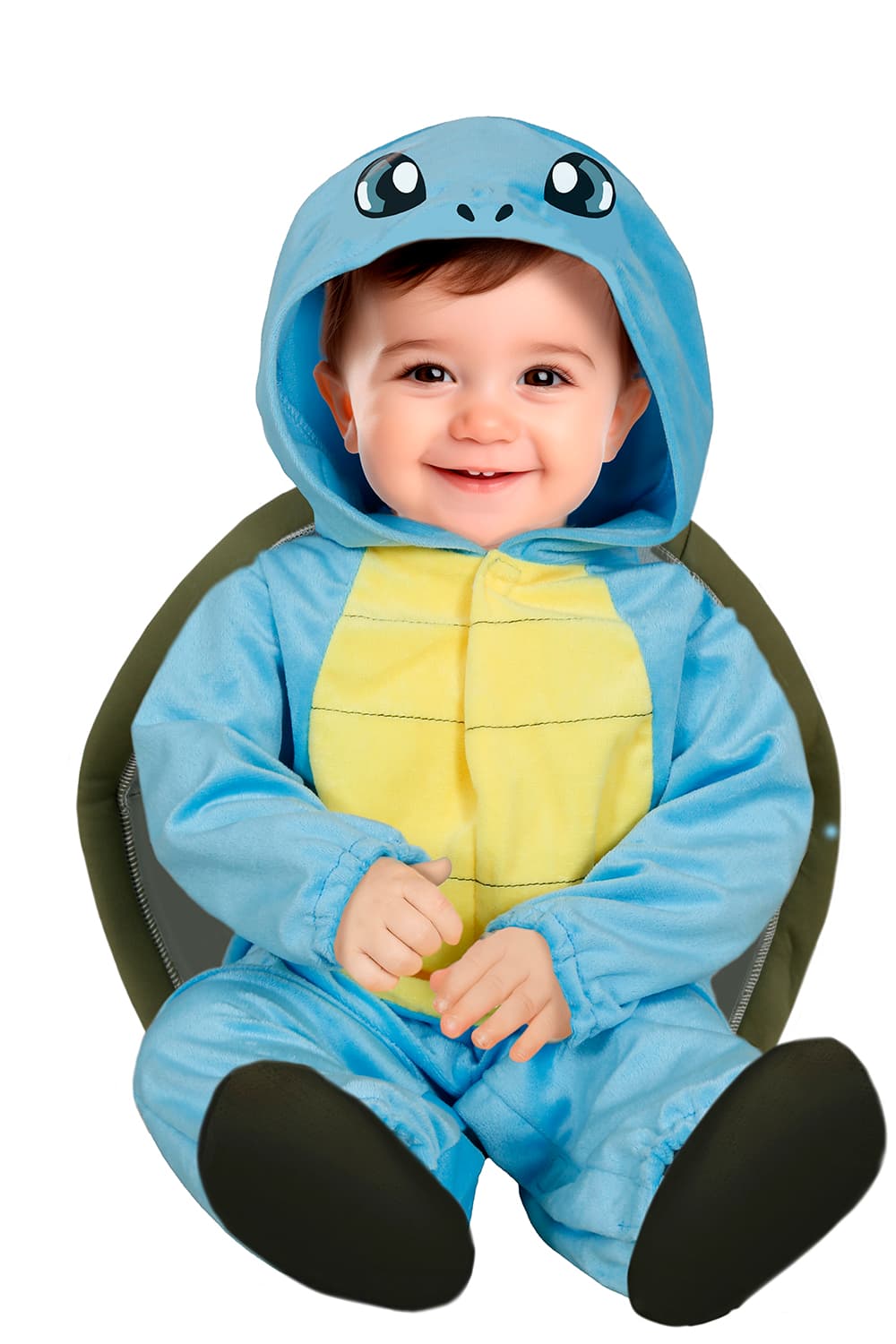 Blå skildpadde – kostume til baby
