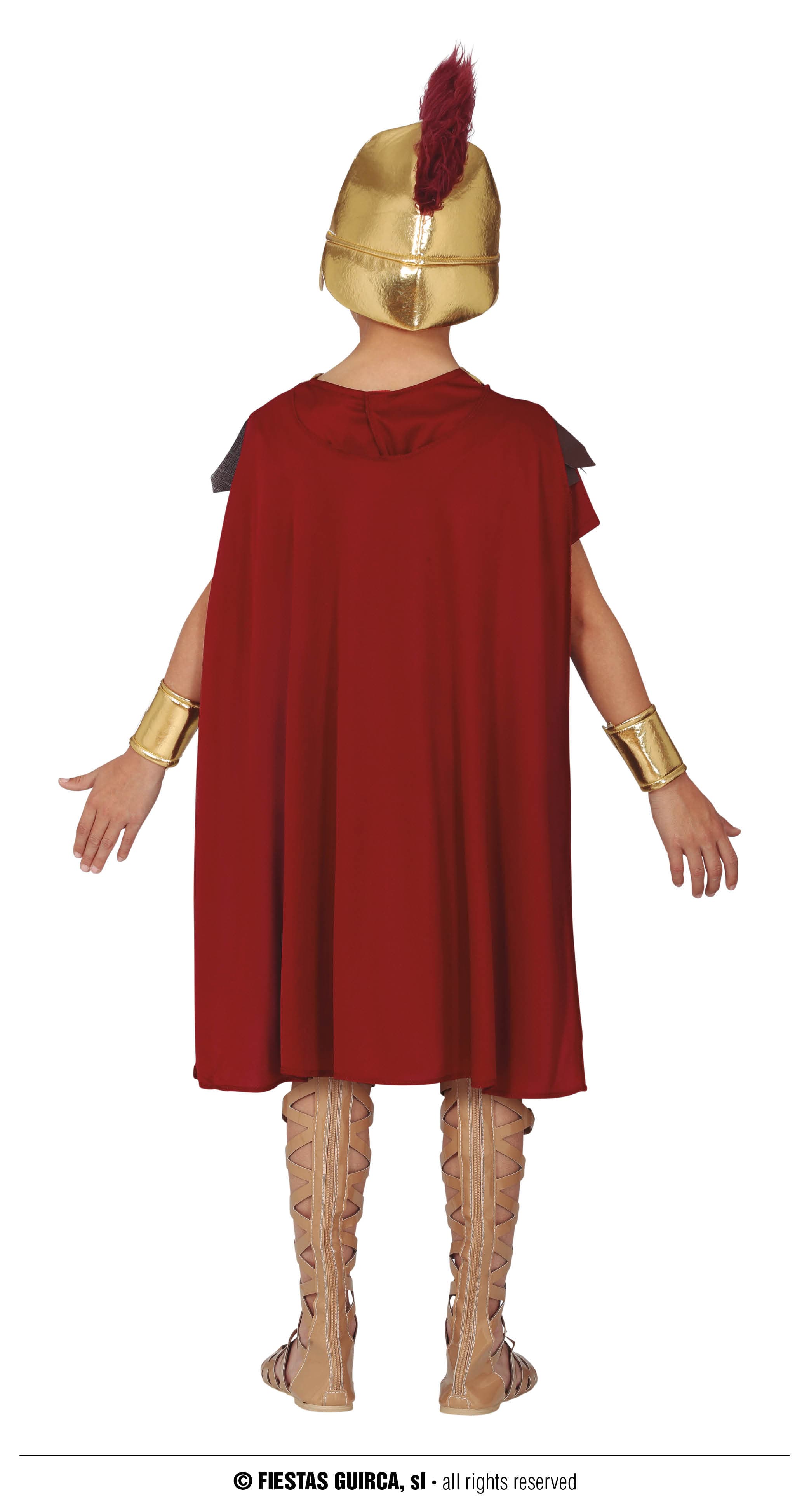 Centurion – kostume til drenge, brun og guld