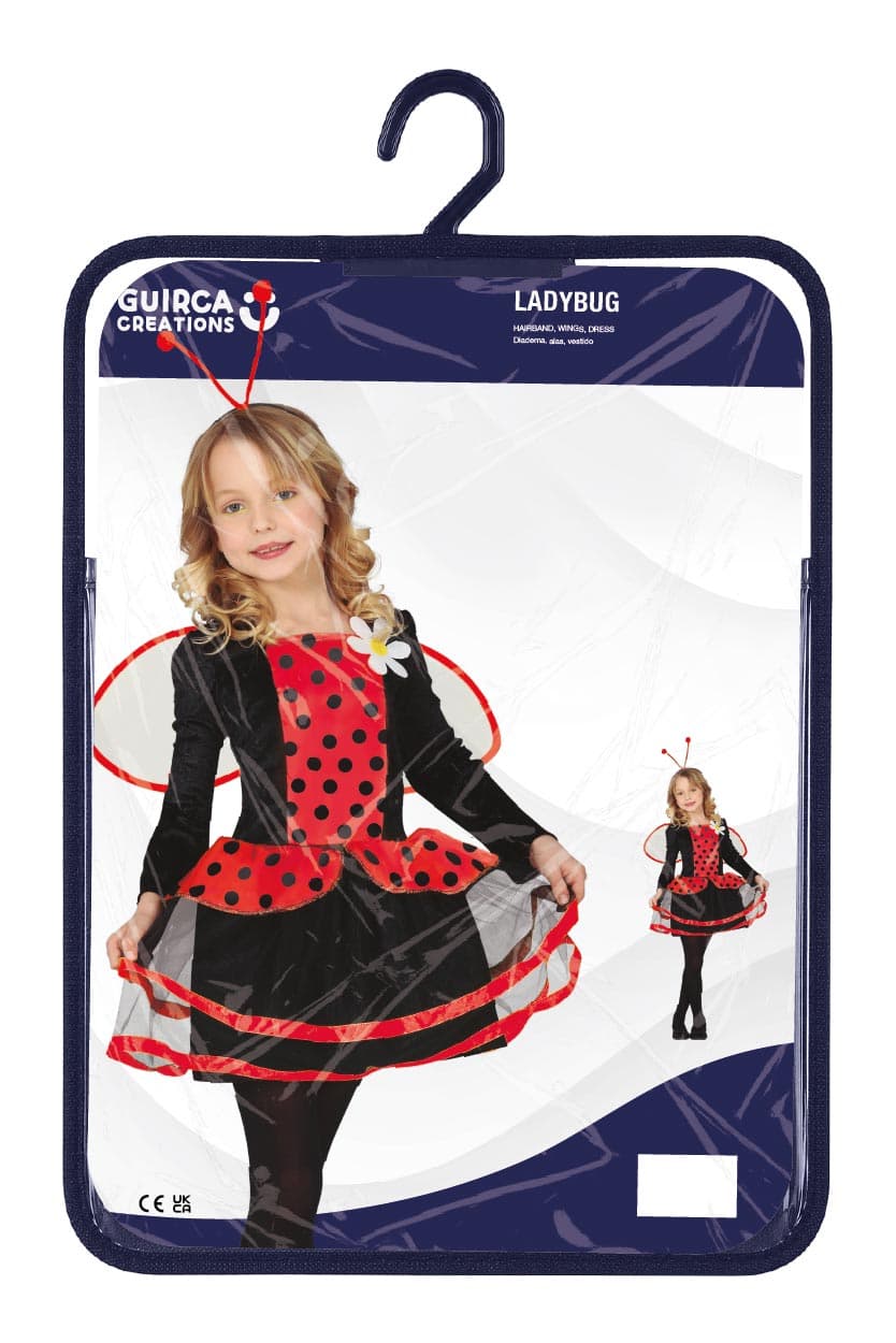 Mariehøne – kostume til piger, model 77473