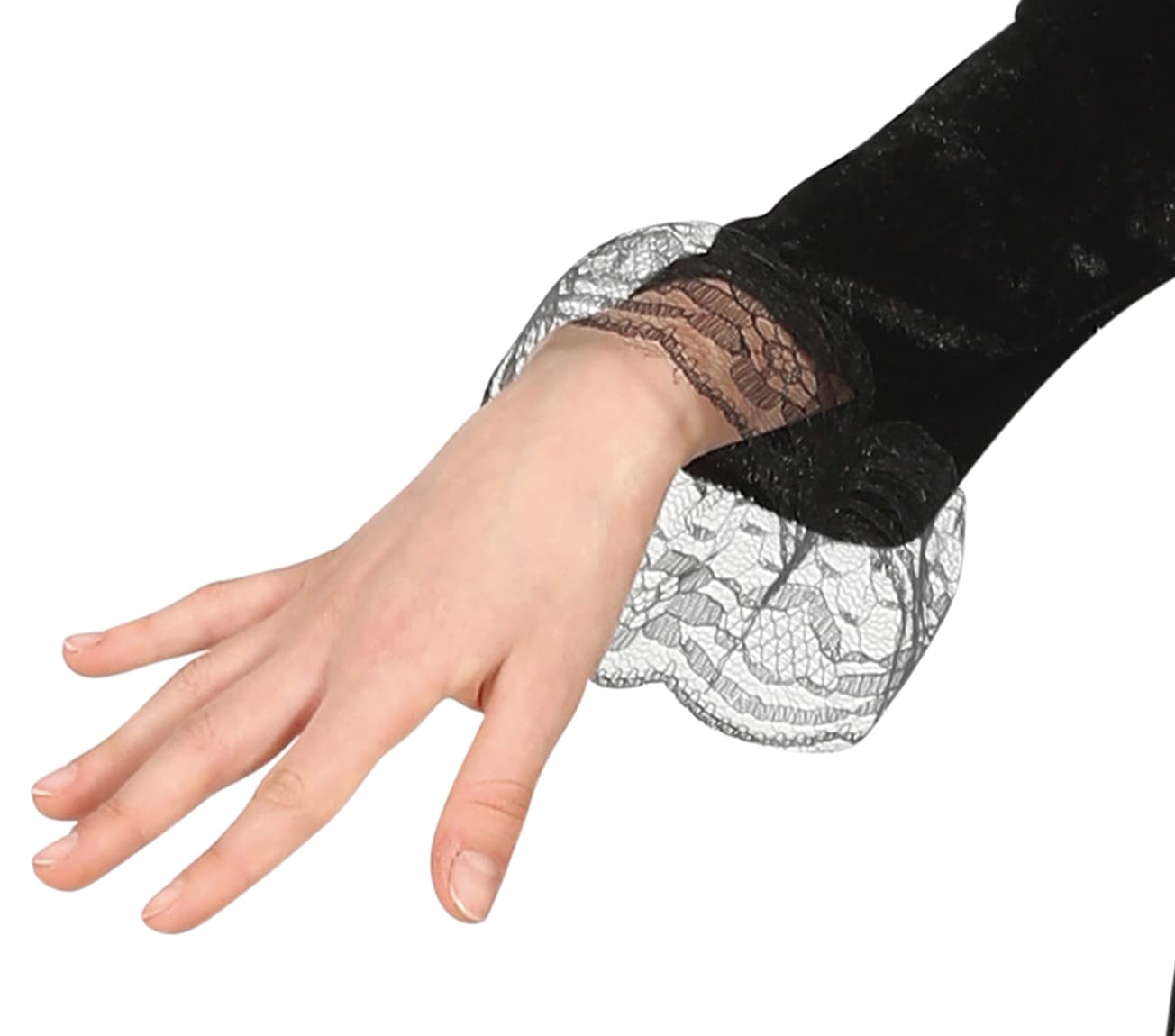 Vampyr – kostume til piger, sort og bordeaux, model 77624