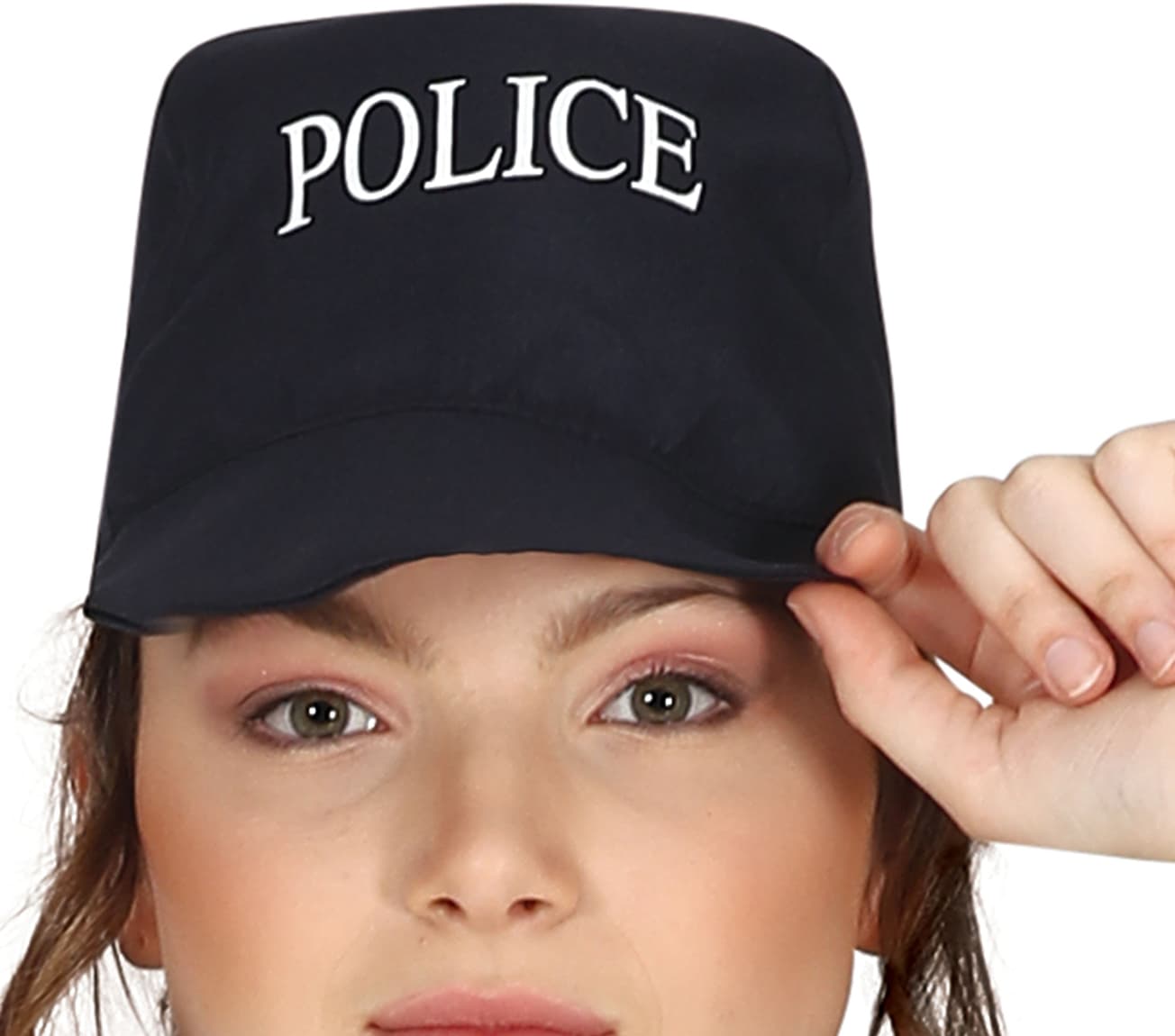 Politi – kostume til børn og voksne, sort