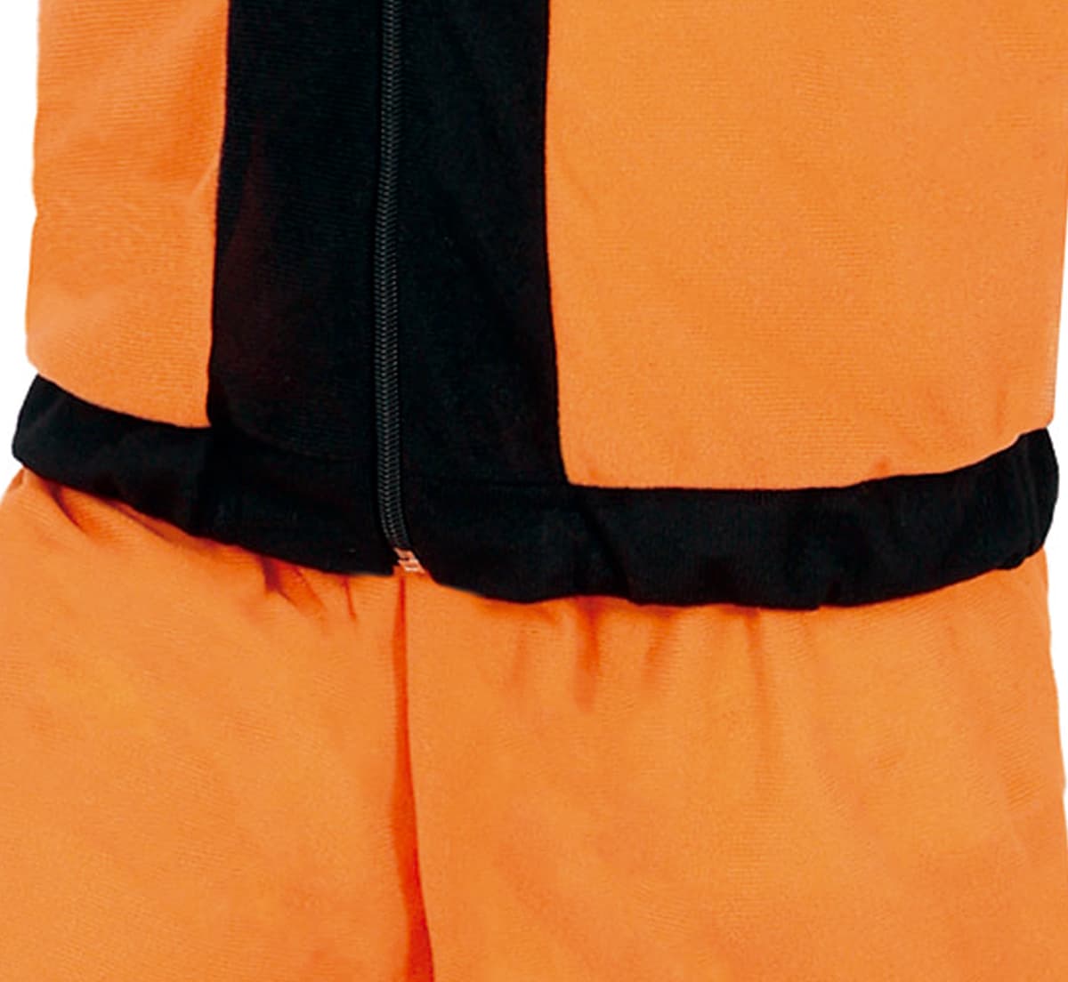 Sort og orange ninja – kostume til drenge